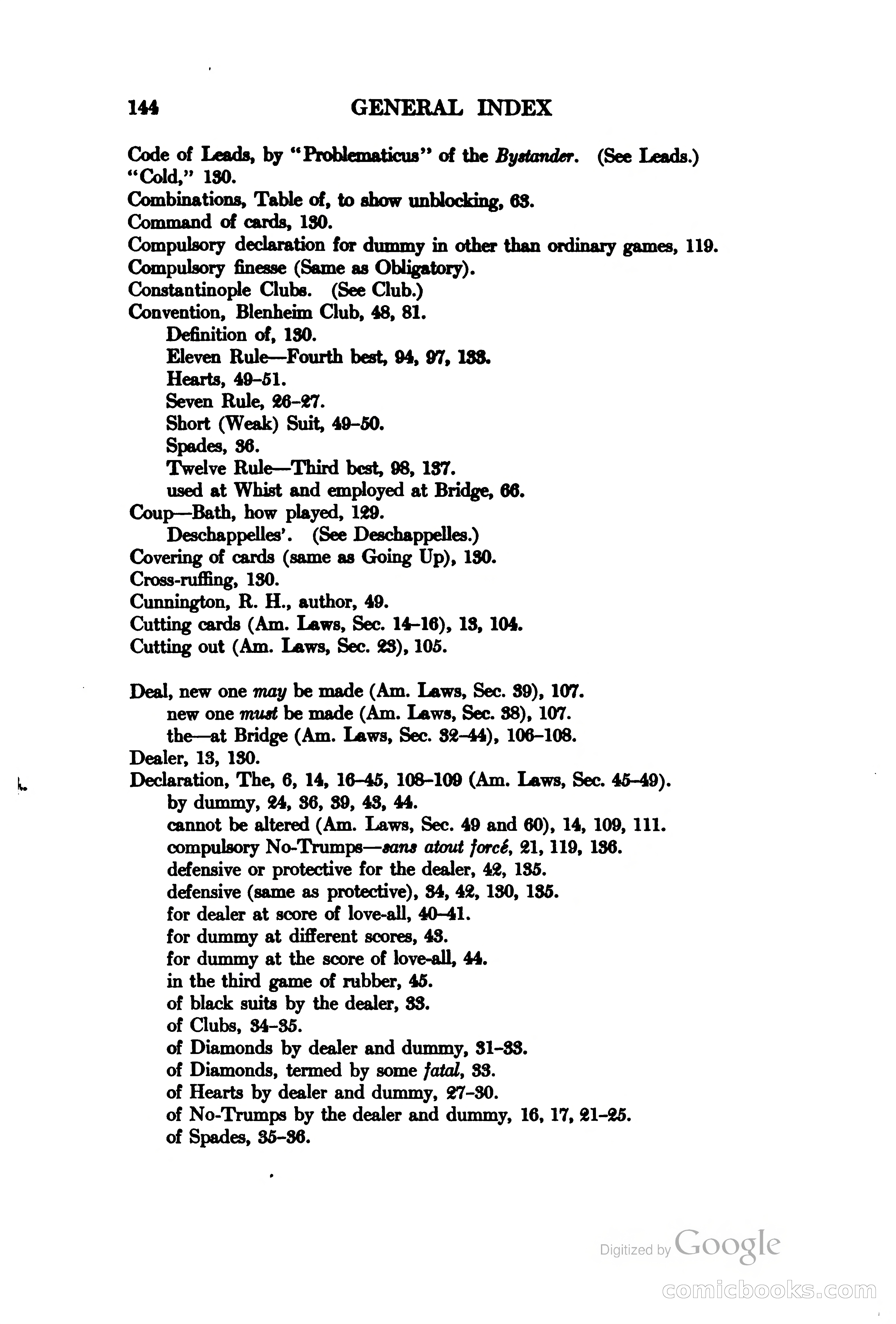 The Bridge Blue Book — page 159 of 172