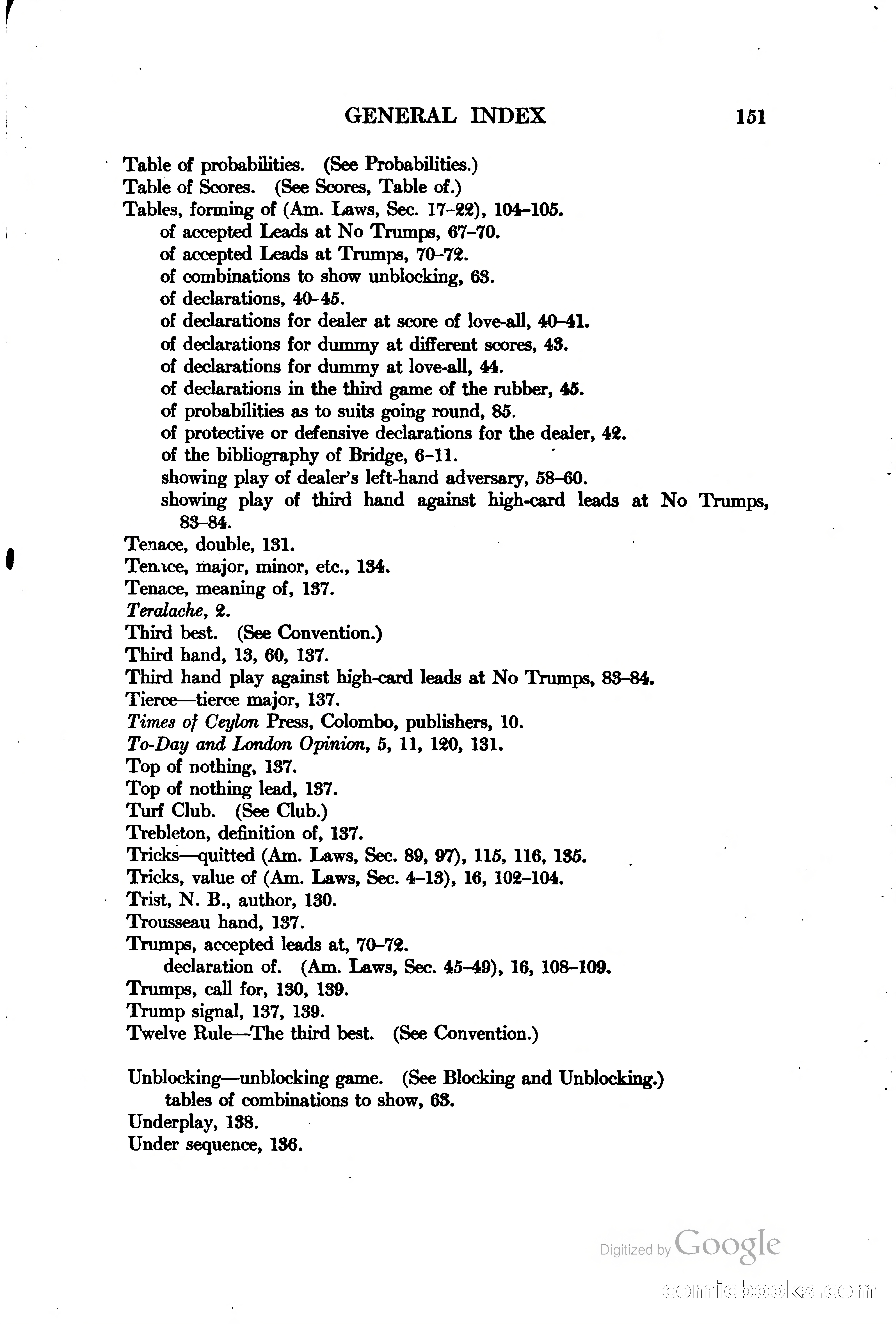 The Bridge Blue Book — page 166 of 172