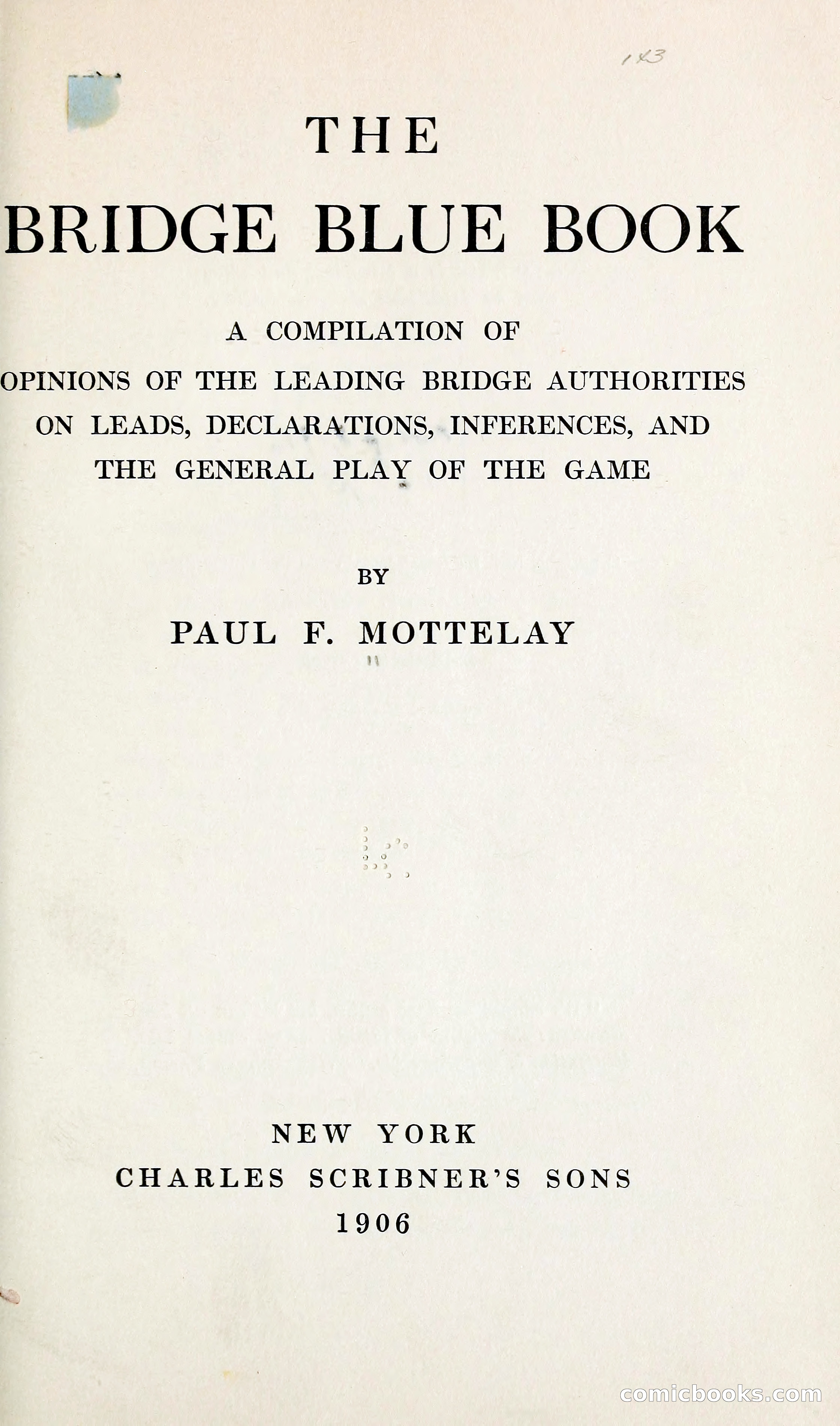 The Bridge Blue Book — page 10 of 166