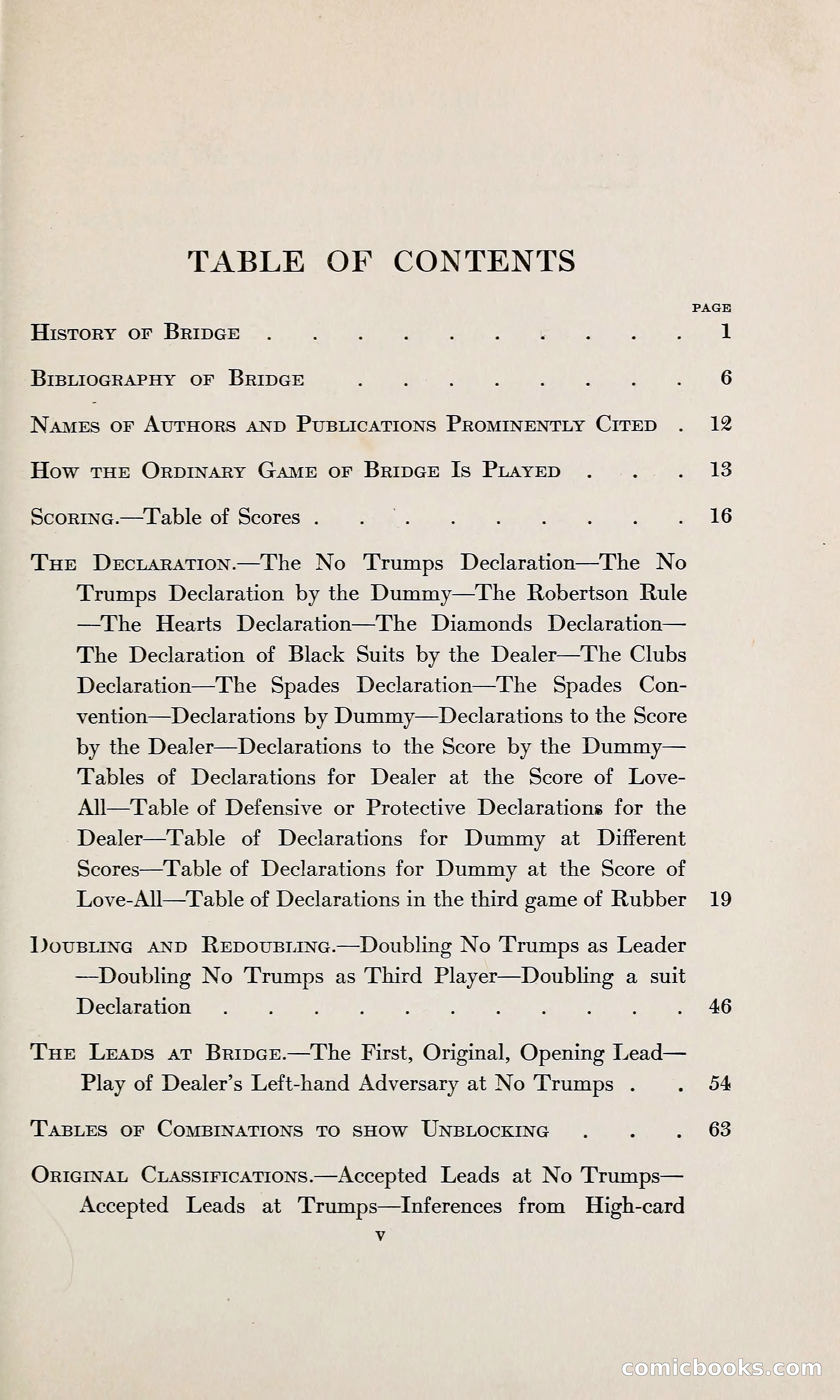 The Bridge Blue Book — page 12 of 166