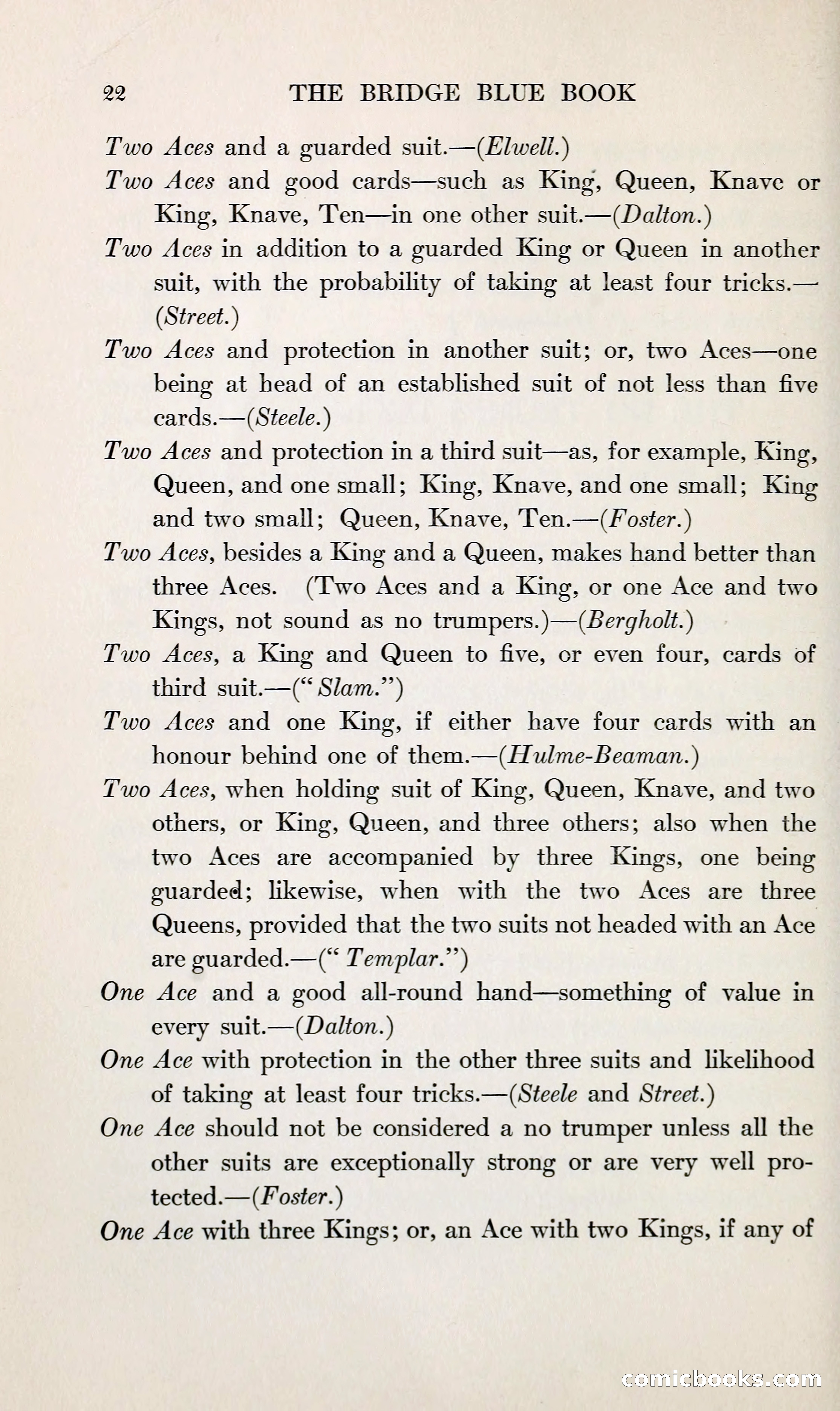 The Bridge Blue Book — page 37 of 166