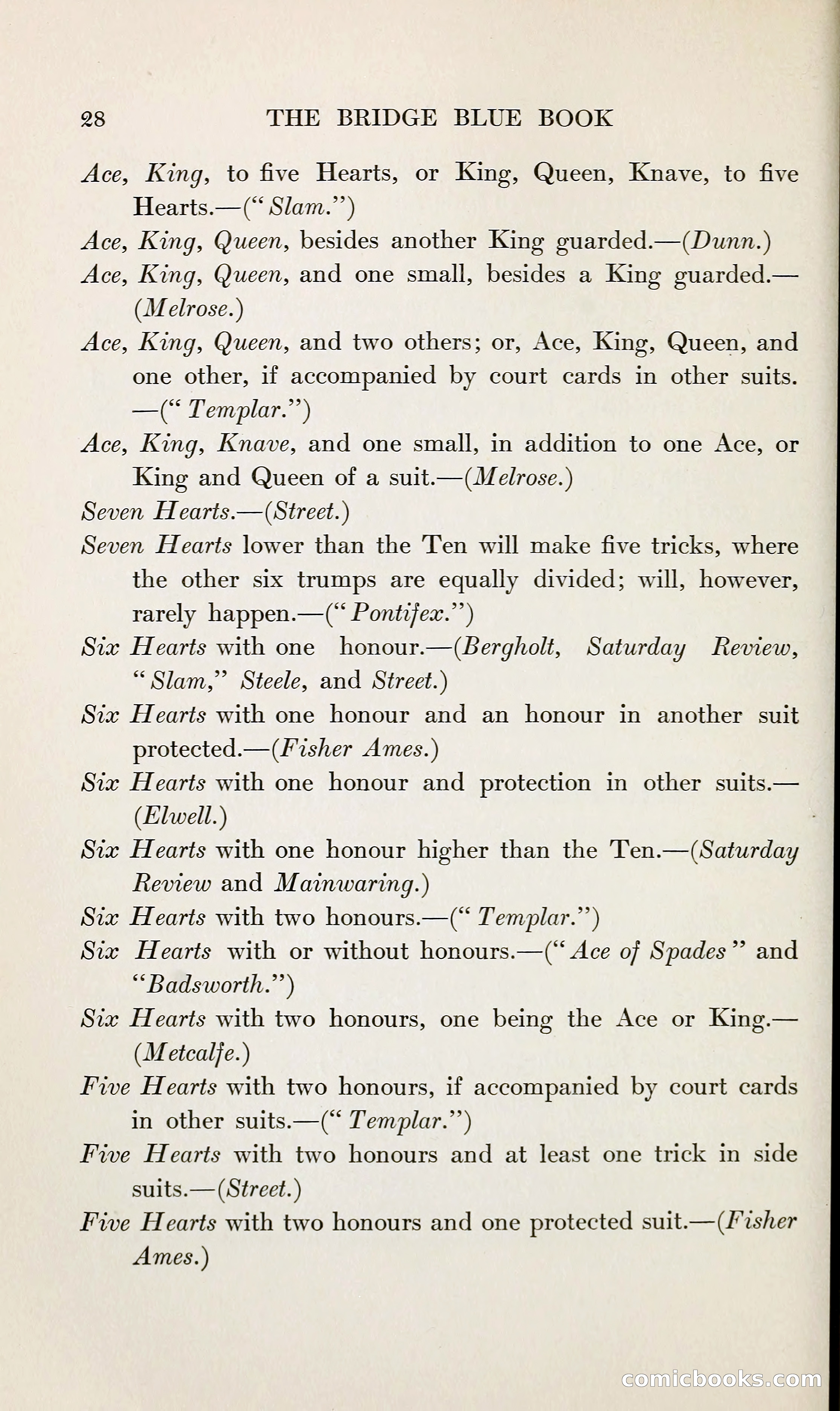 The Bridge Blue Book — page 43 of 166