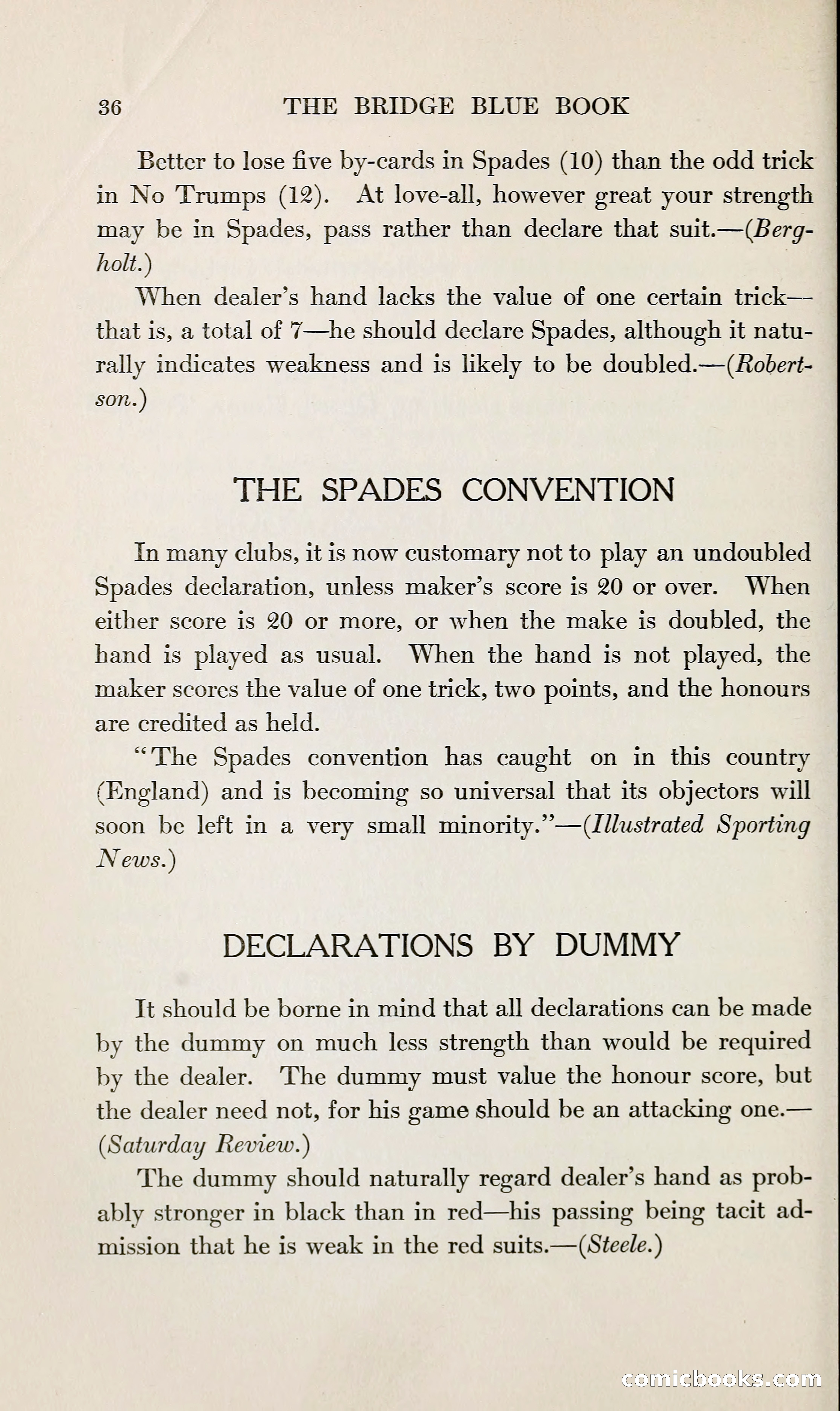 The Bridge Blue Book — page 51 of 166