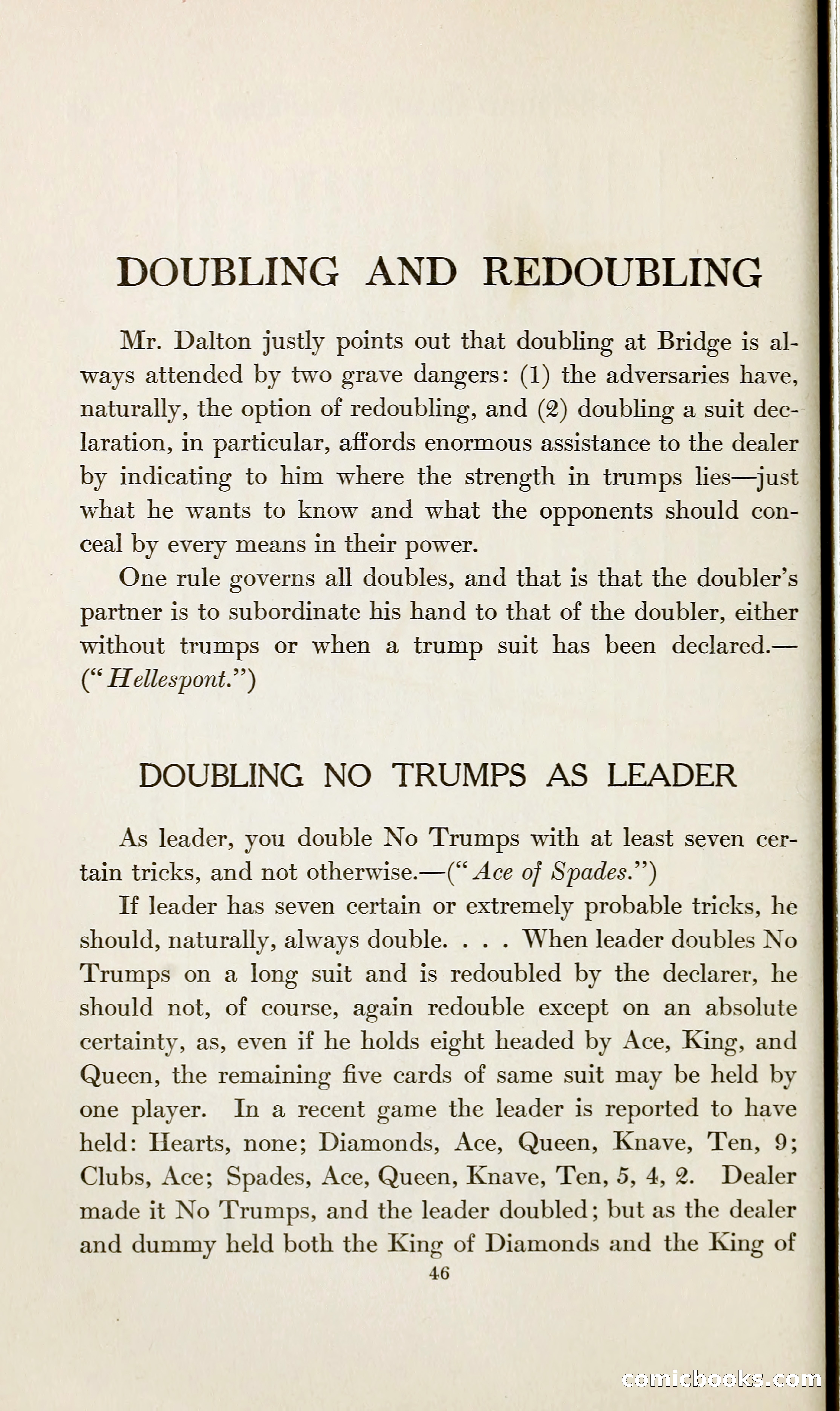 The Bridge Blue Book — page 61 of 166