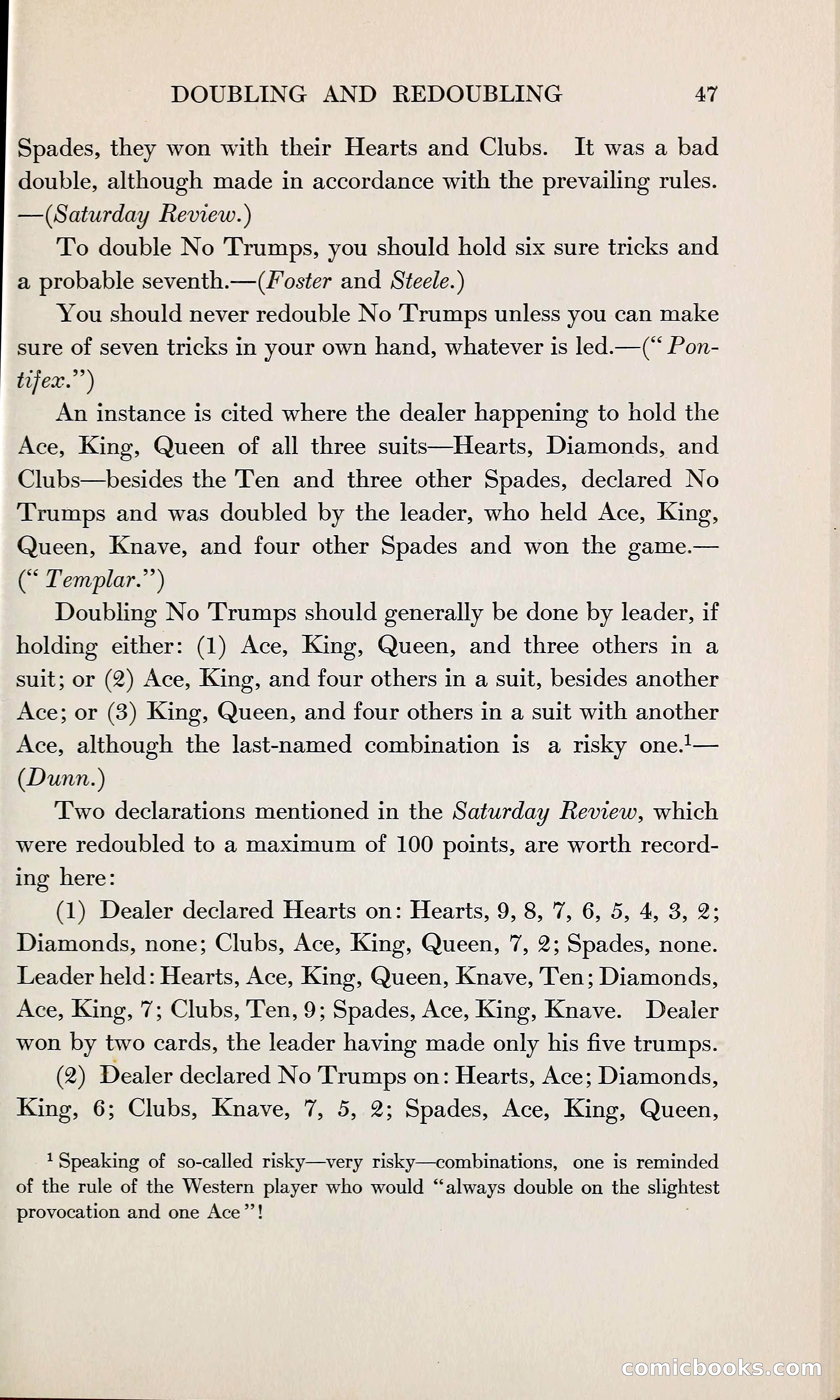 The Bridge Blue Book — page 62 of 166