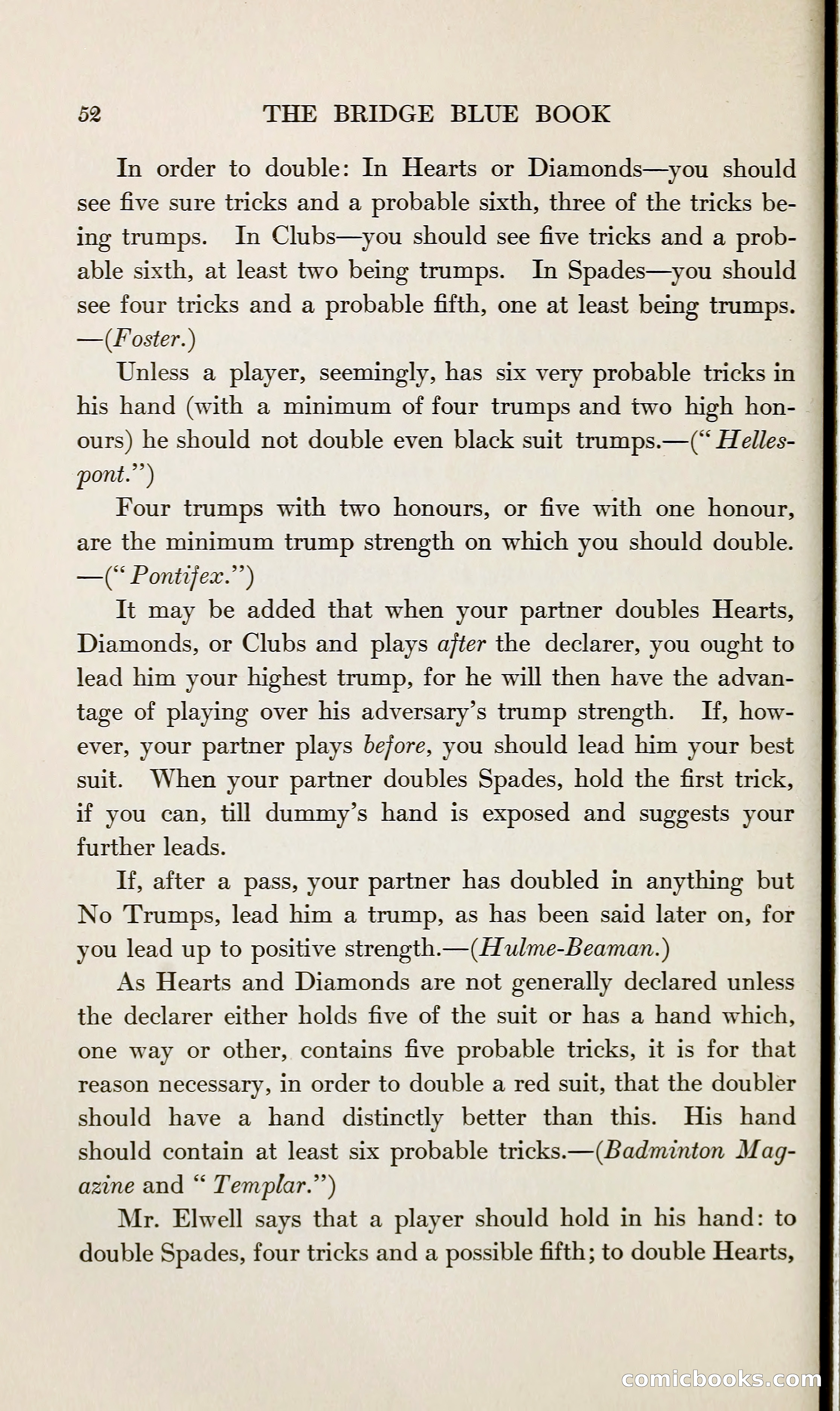 The Bridge Blue Book — page 67 of 166