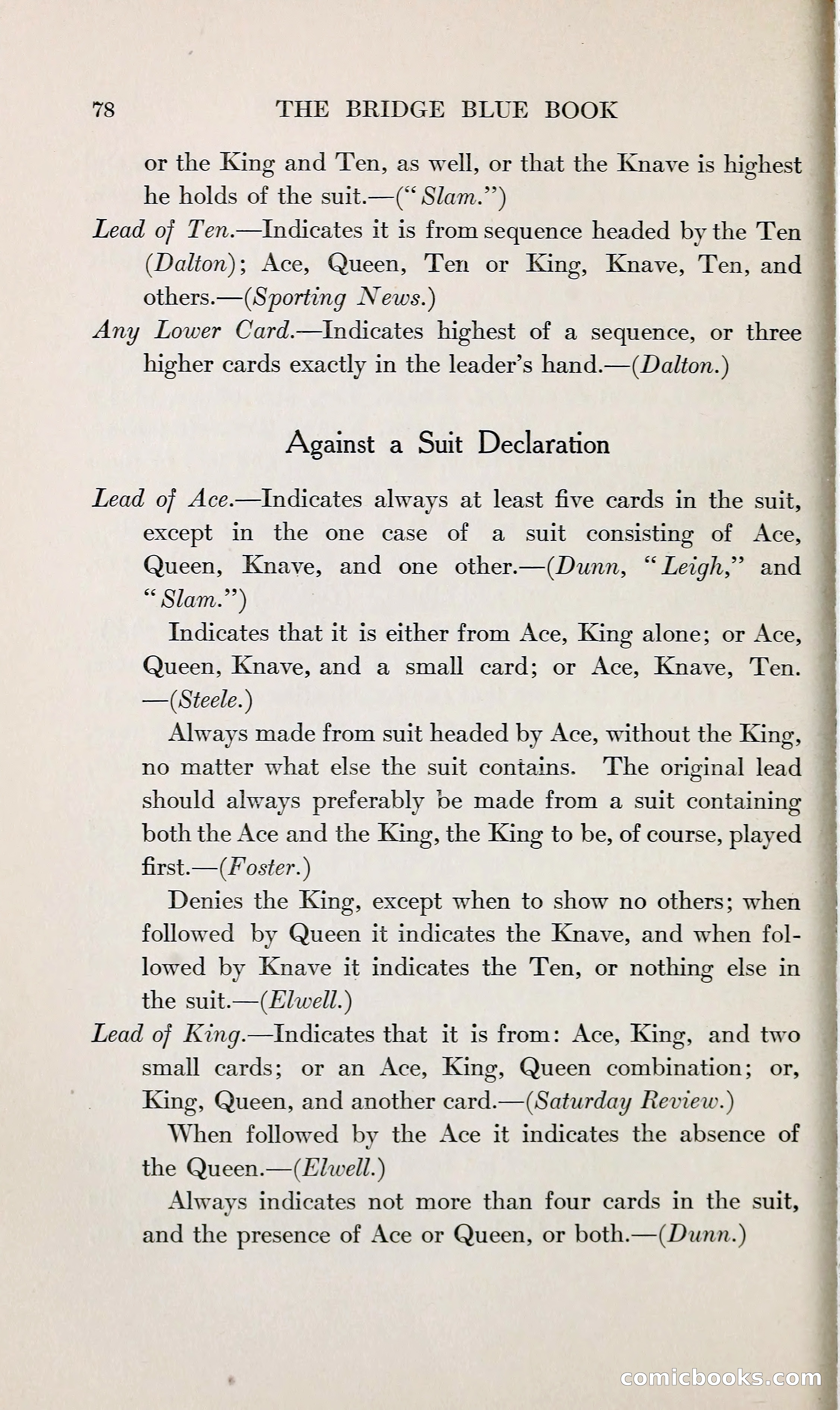 The Bridge Blue Book — page 93 of 166