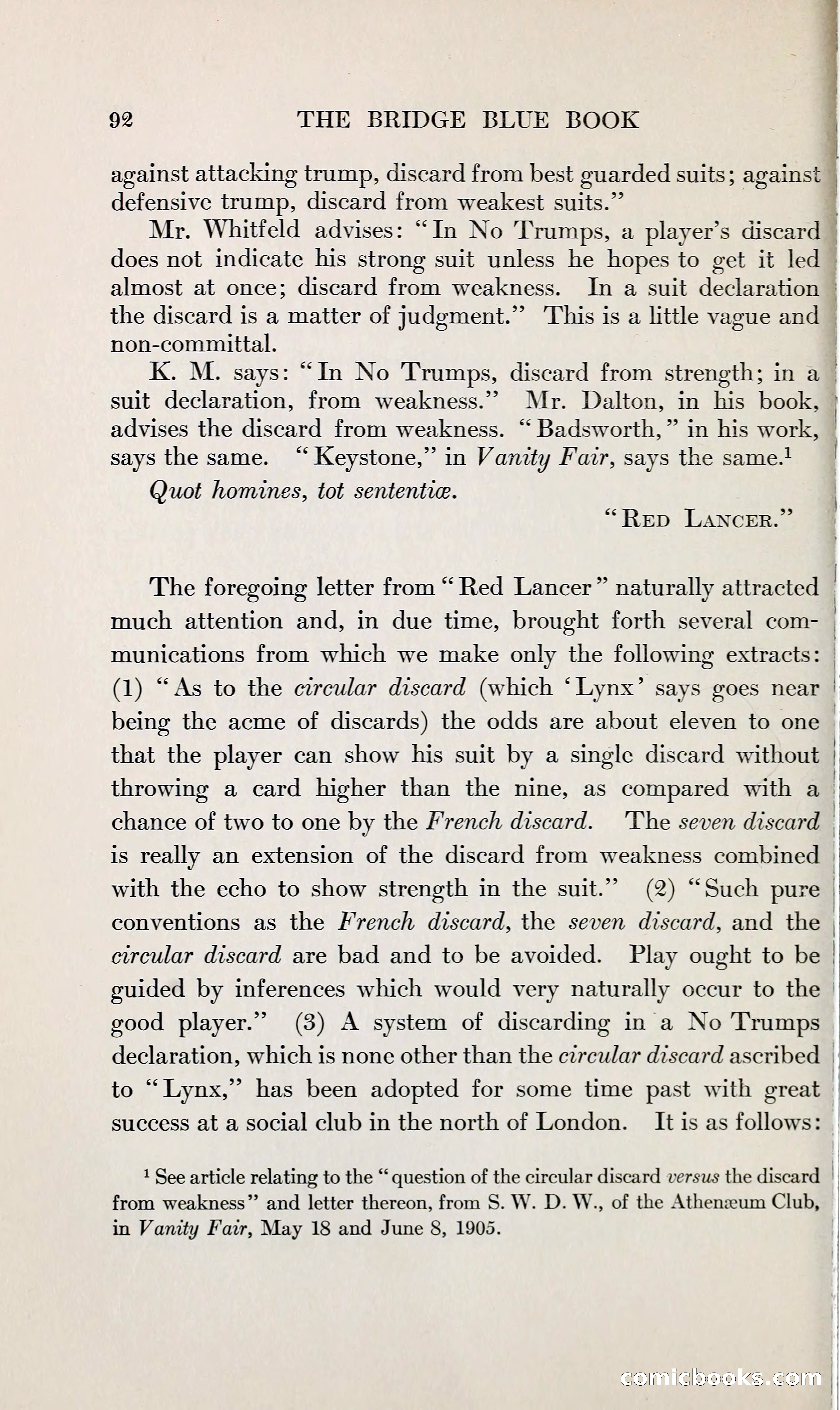 The Bridge Blue Book — page 107 of 166