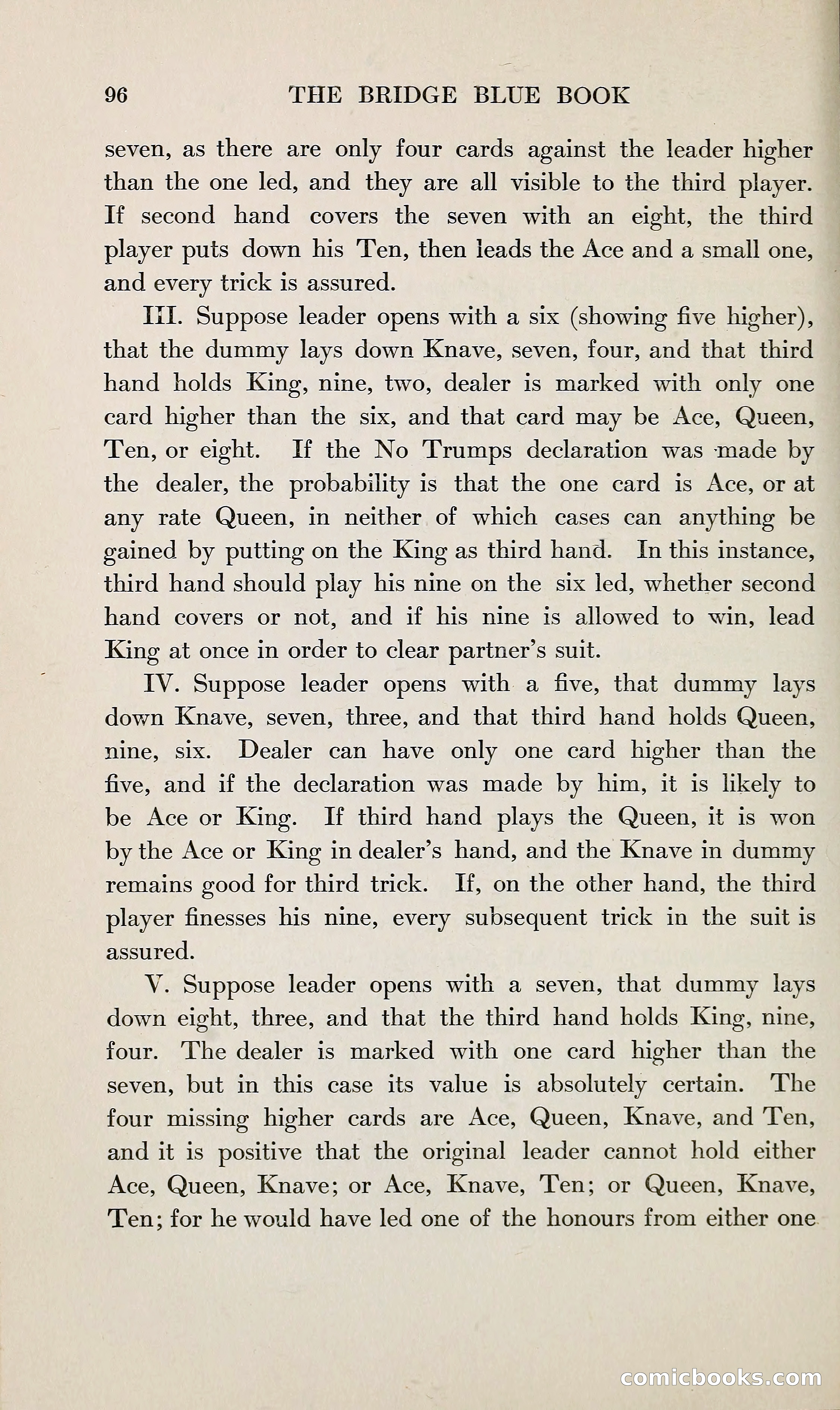 The Bridge Blue Book — page 111 of 166