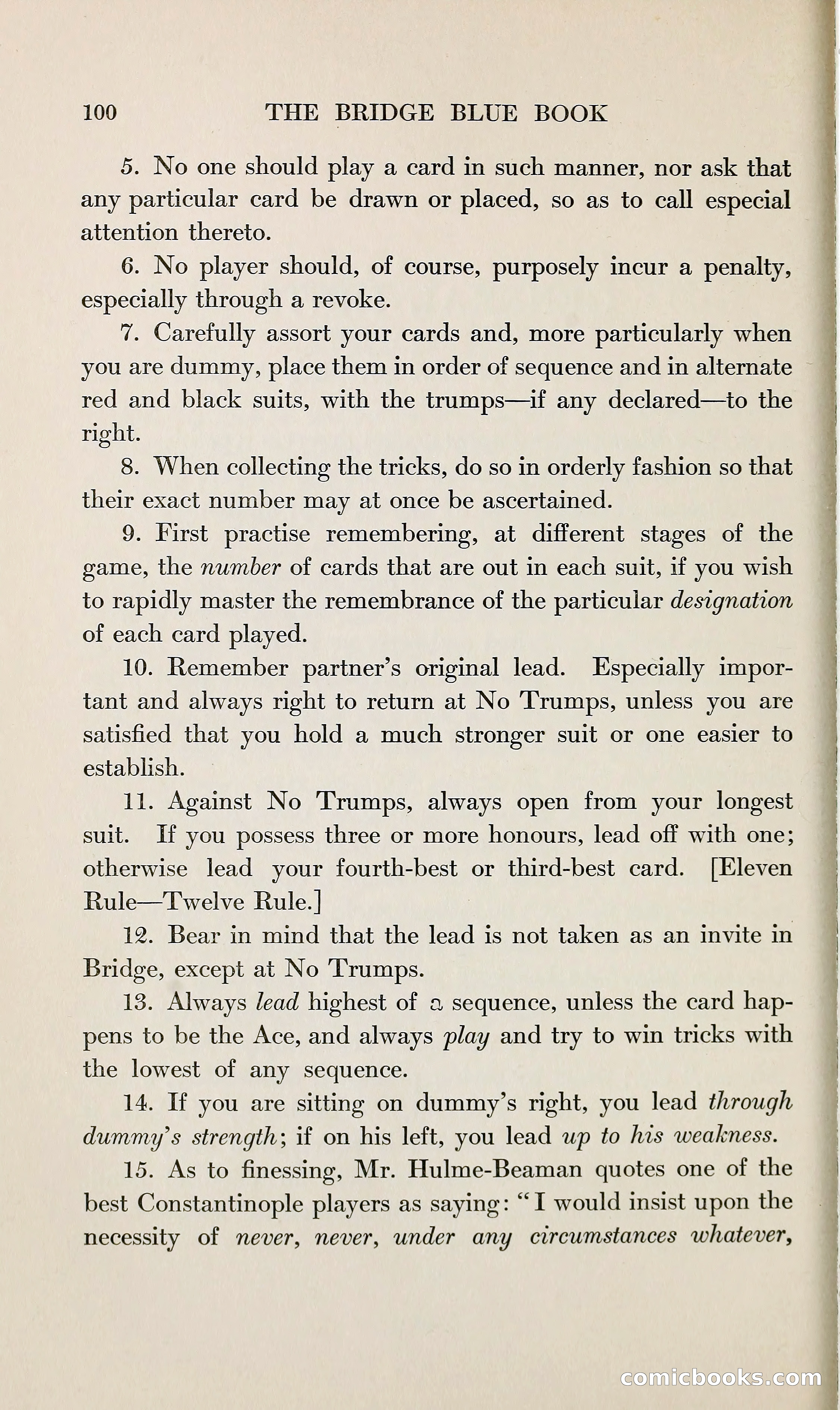 The Bridge Blue Book — page 115 of 166
