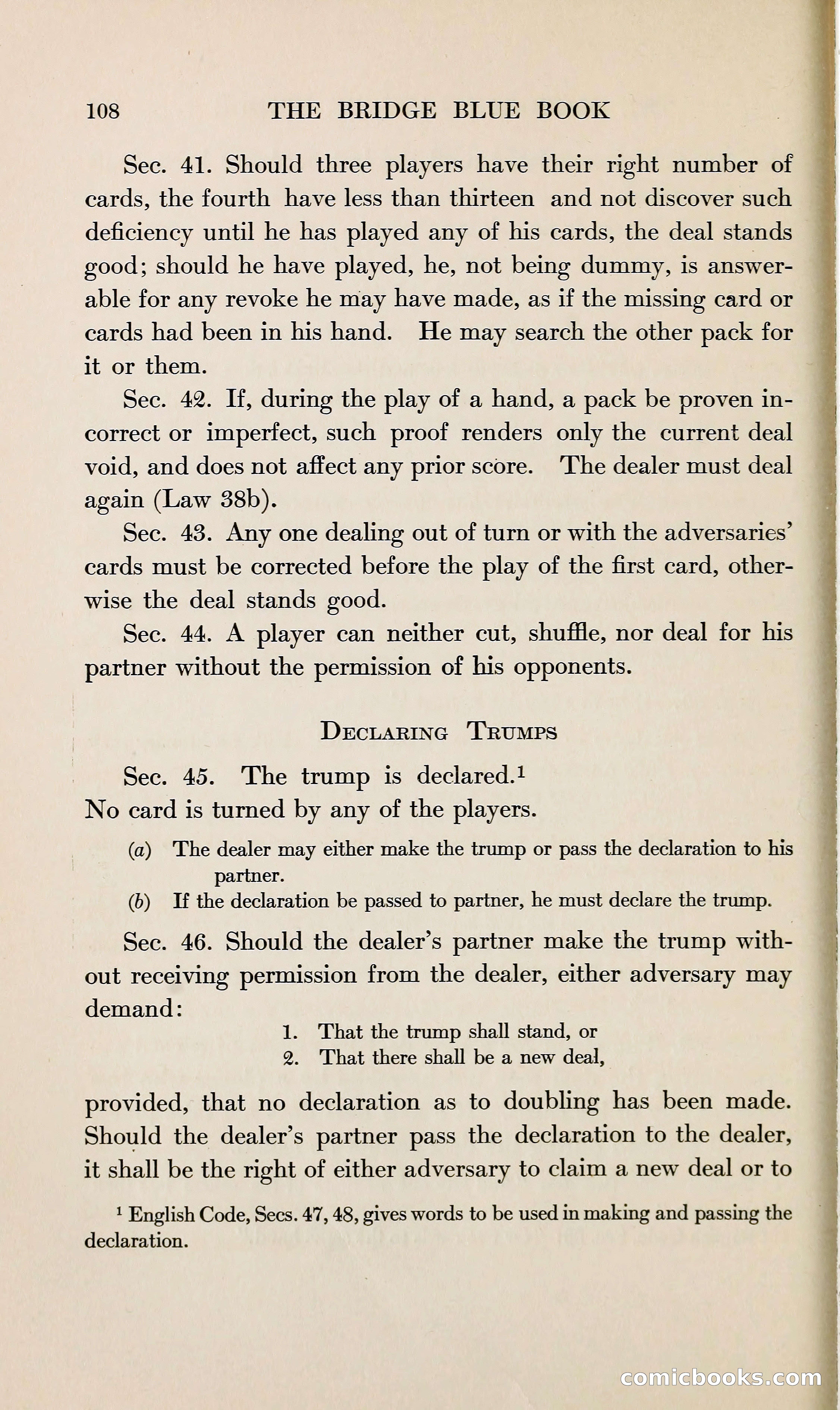 The Bridge Blue Book — page 123 of 166