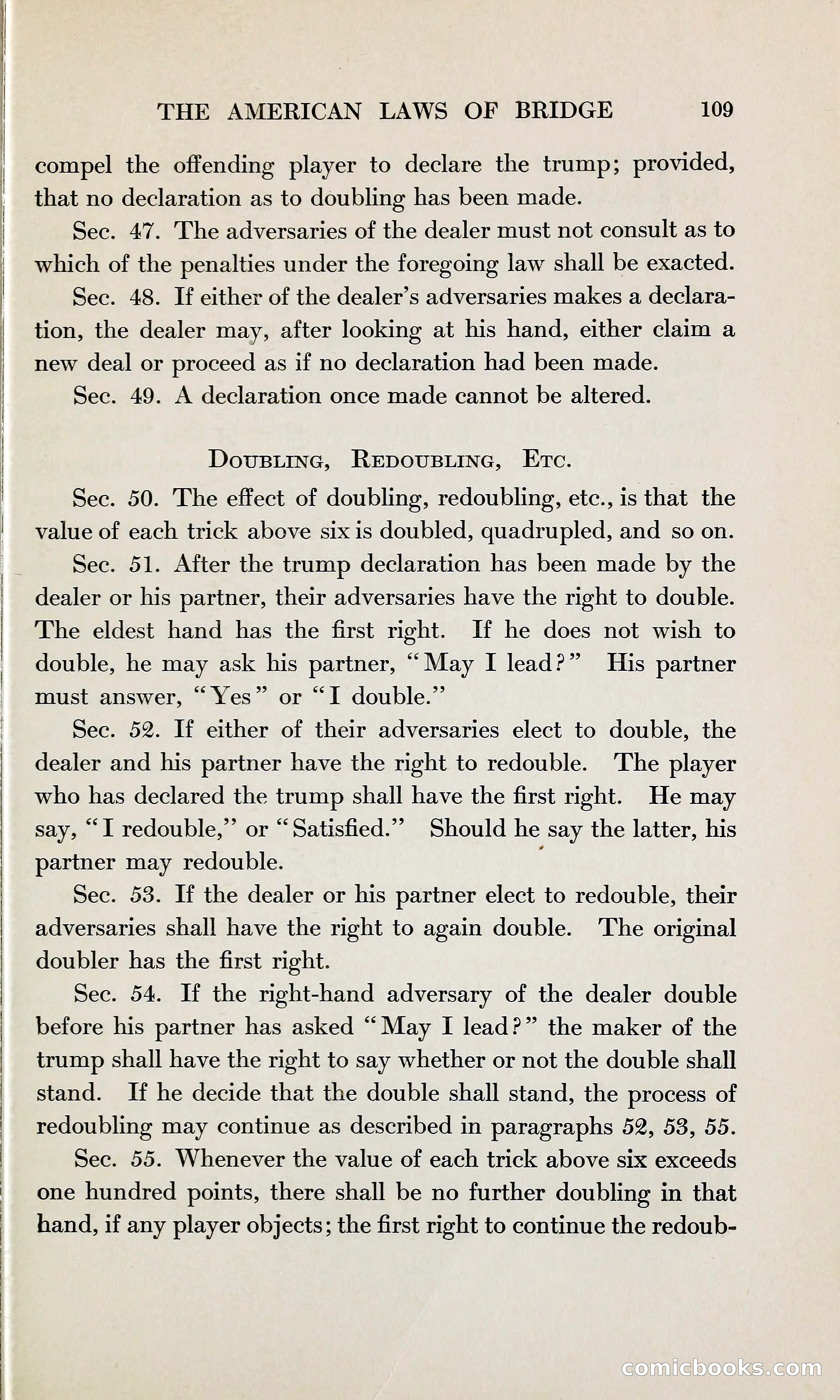 The Bridge Blue Book — page 124 of 166