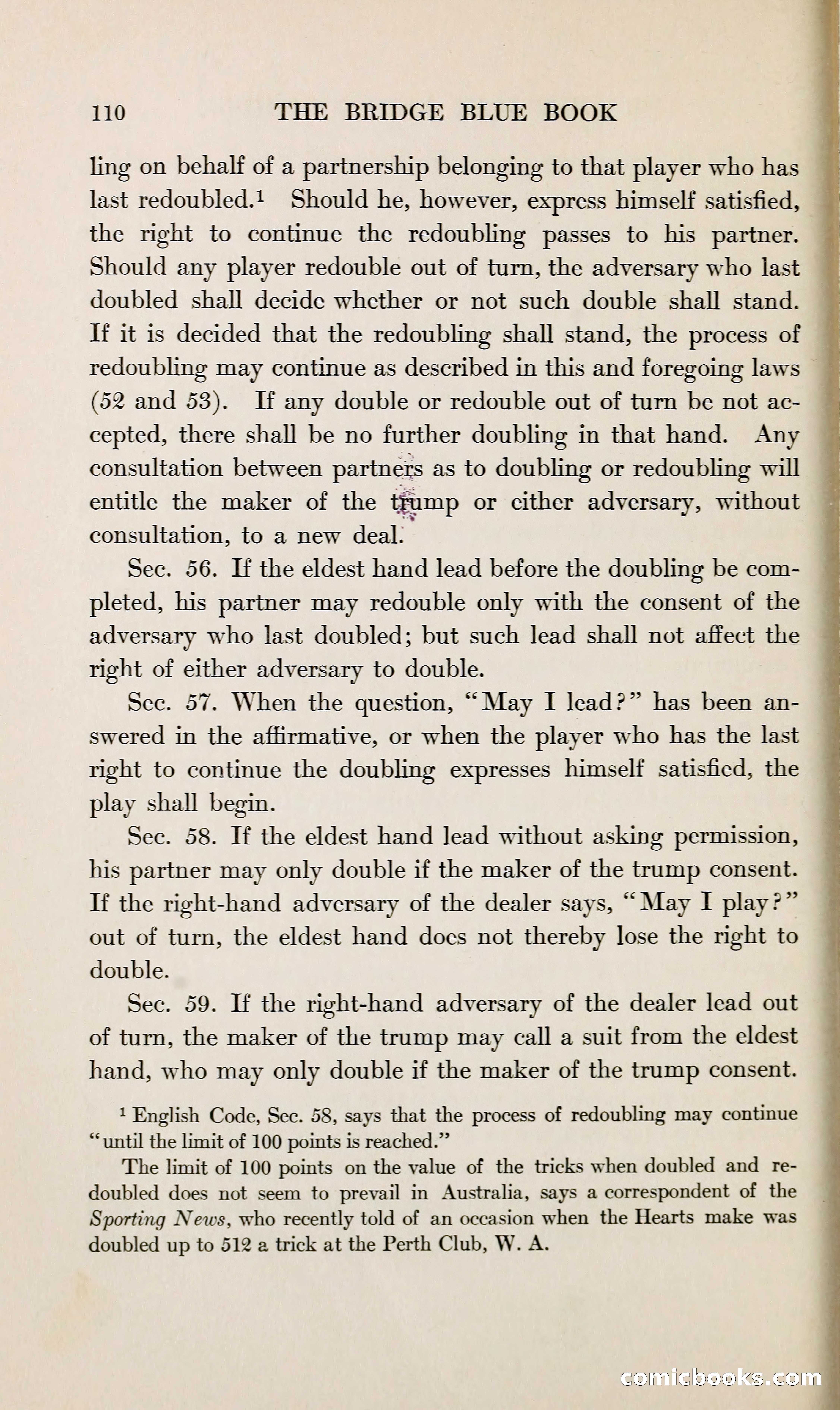 The Bridge Blue Book — page 125 of 166