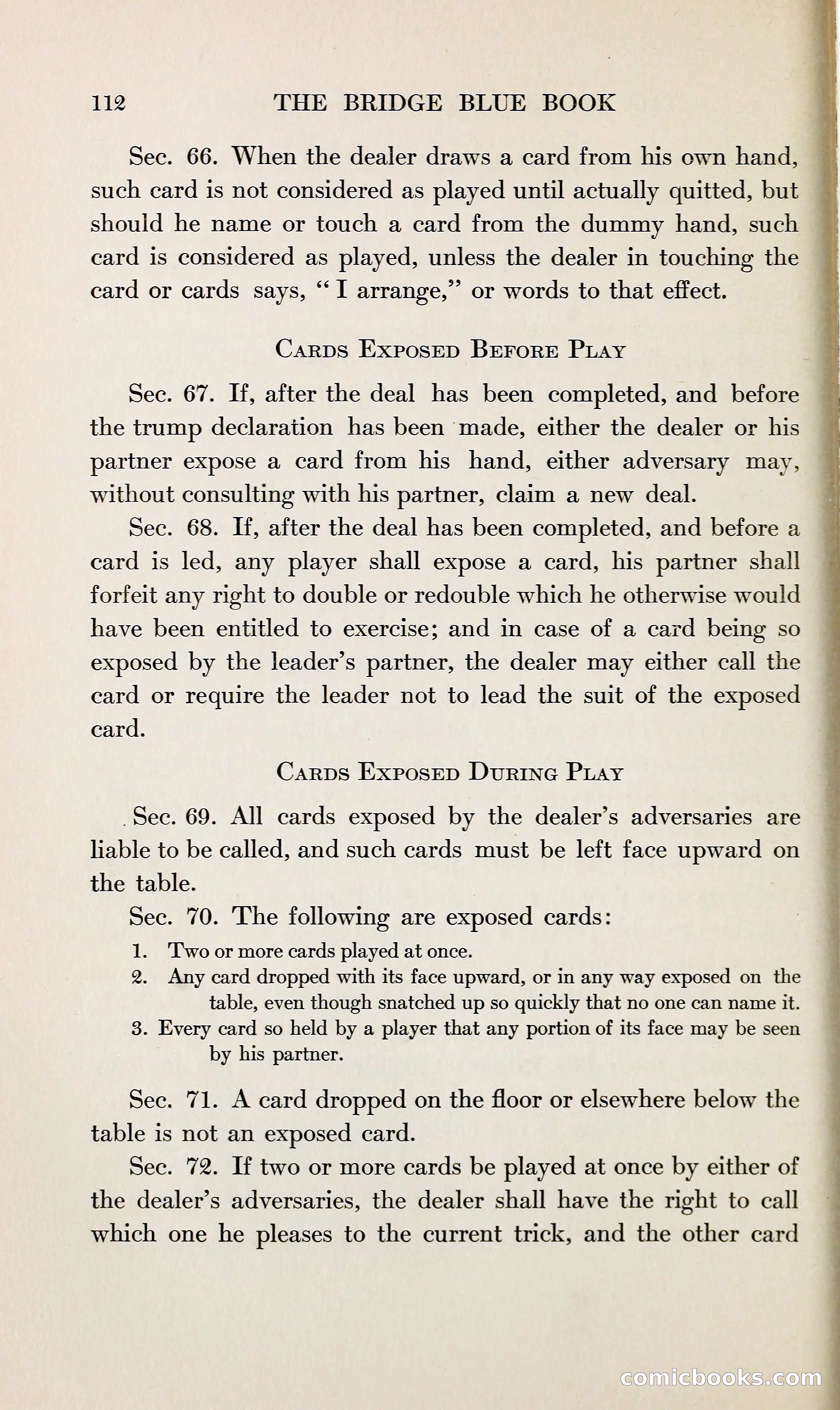 The Bridge Blue Book — page 127 of 166