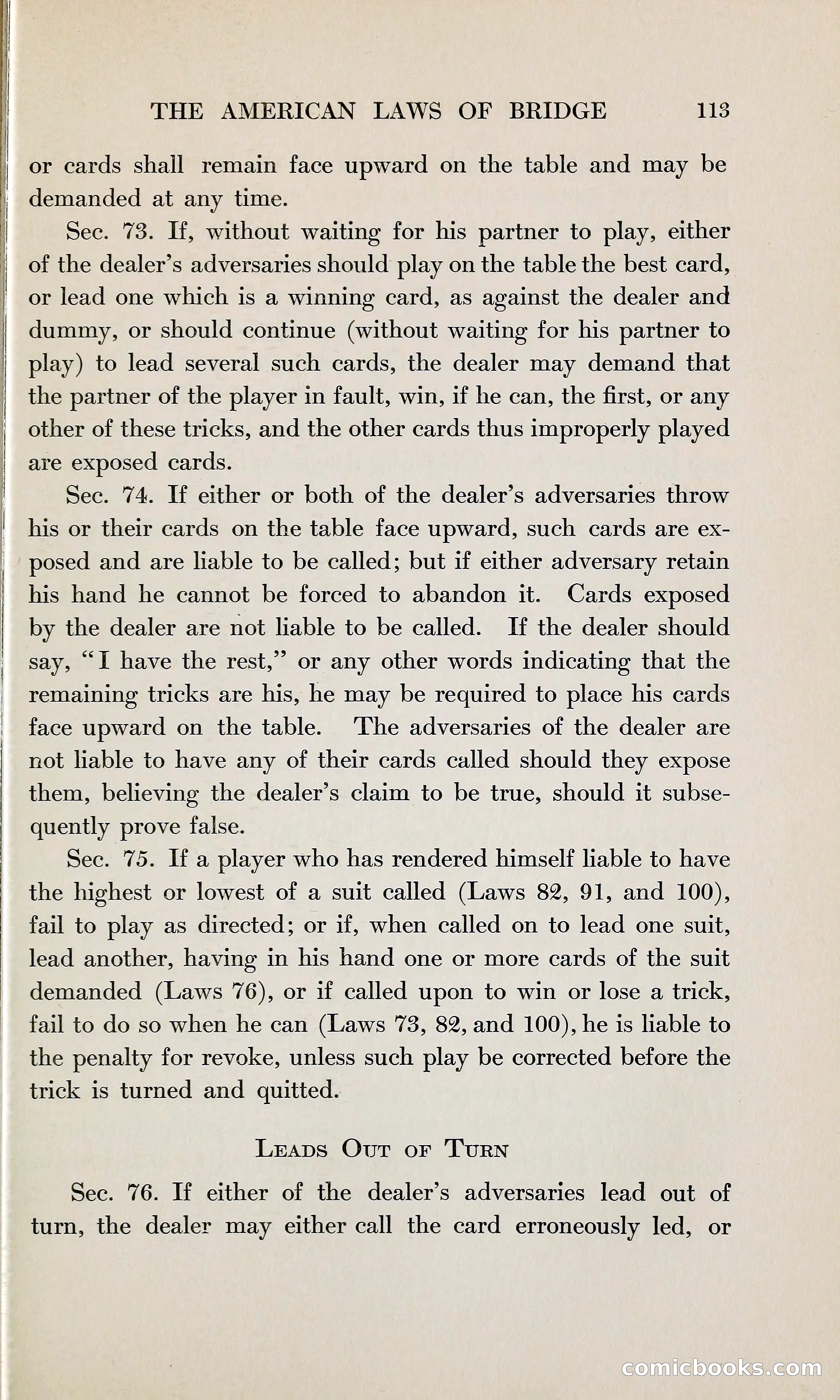 The Bridge Blue Book — page 128 of 166