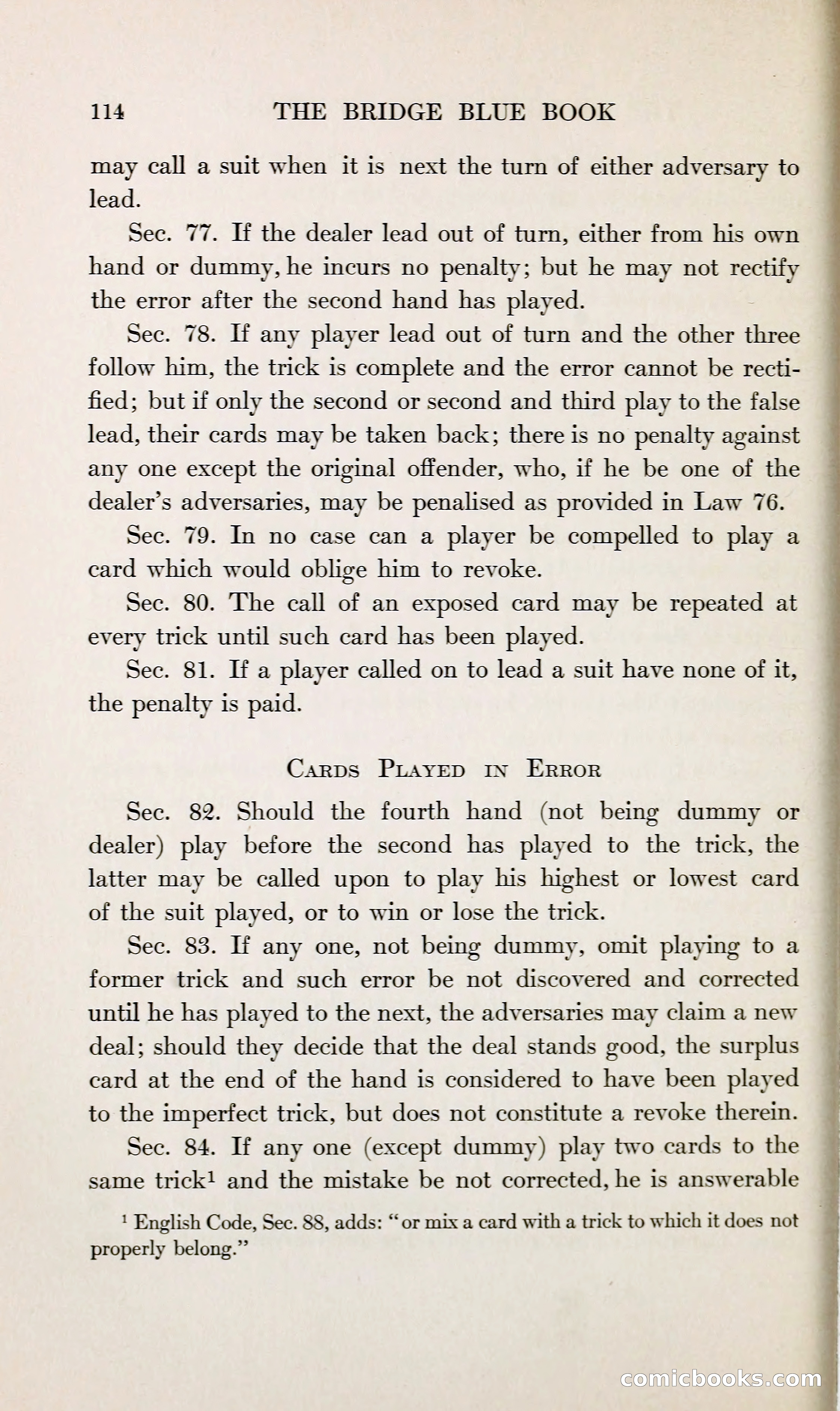 The Bridge Blue Book — page 129 of 166