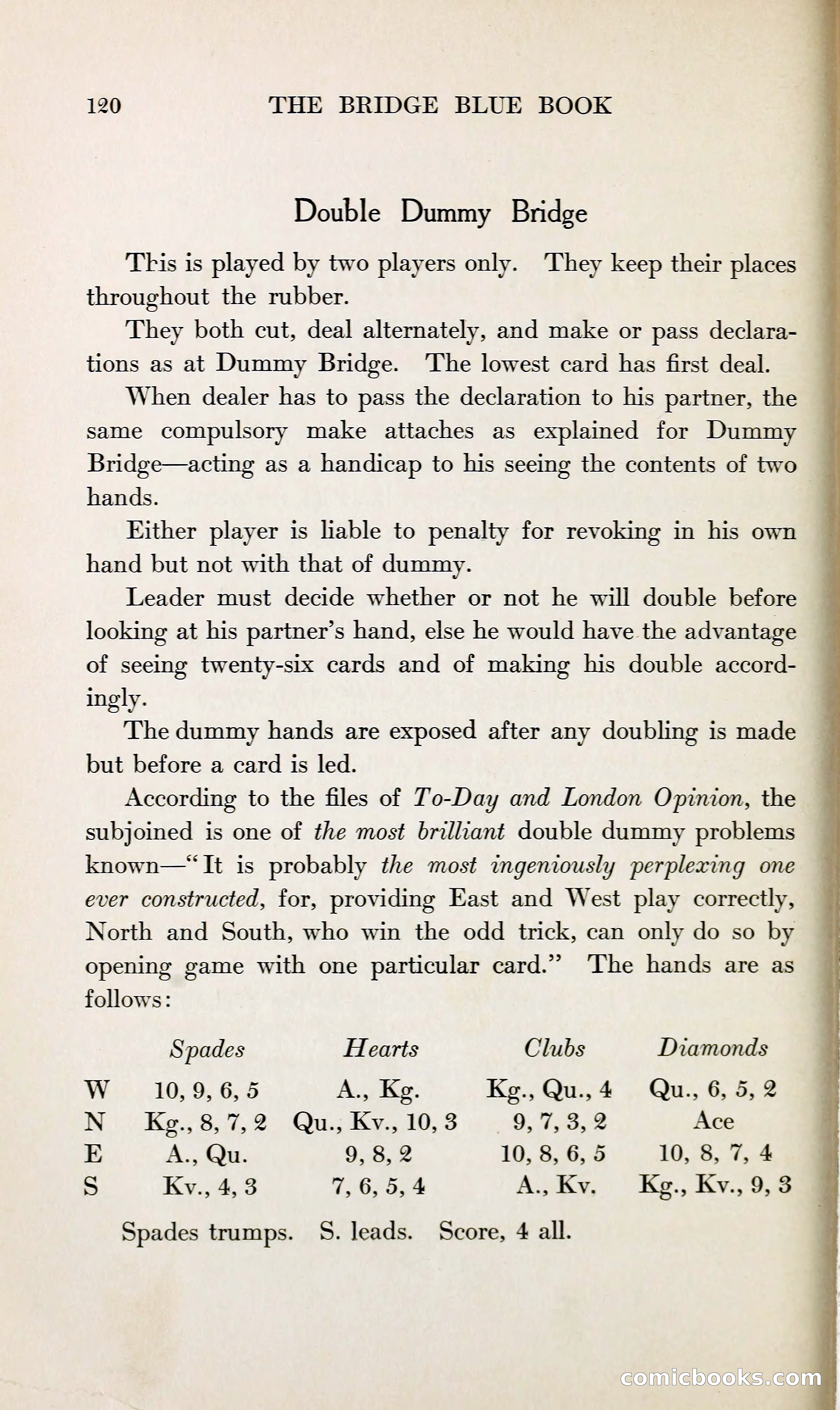 The Bridge Blue Book — page 135 of 166