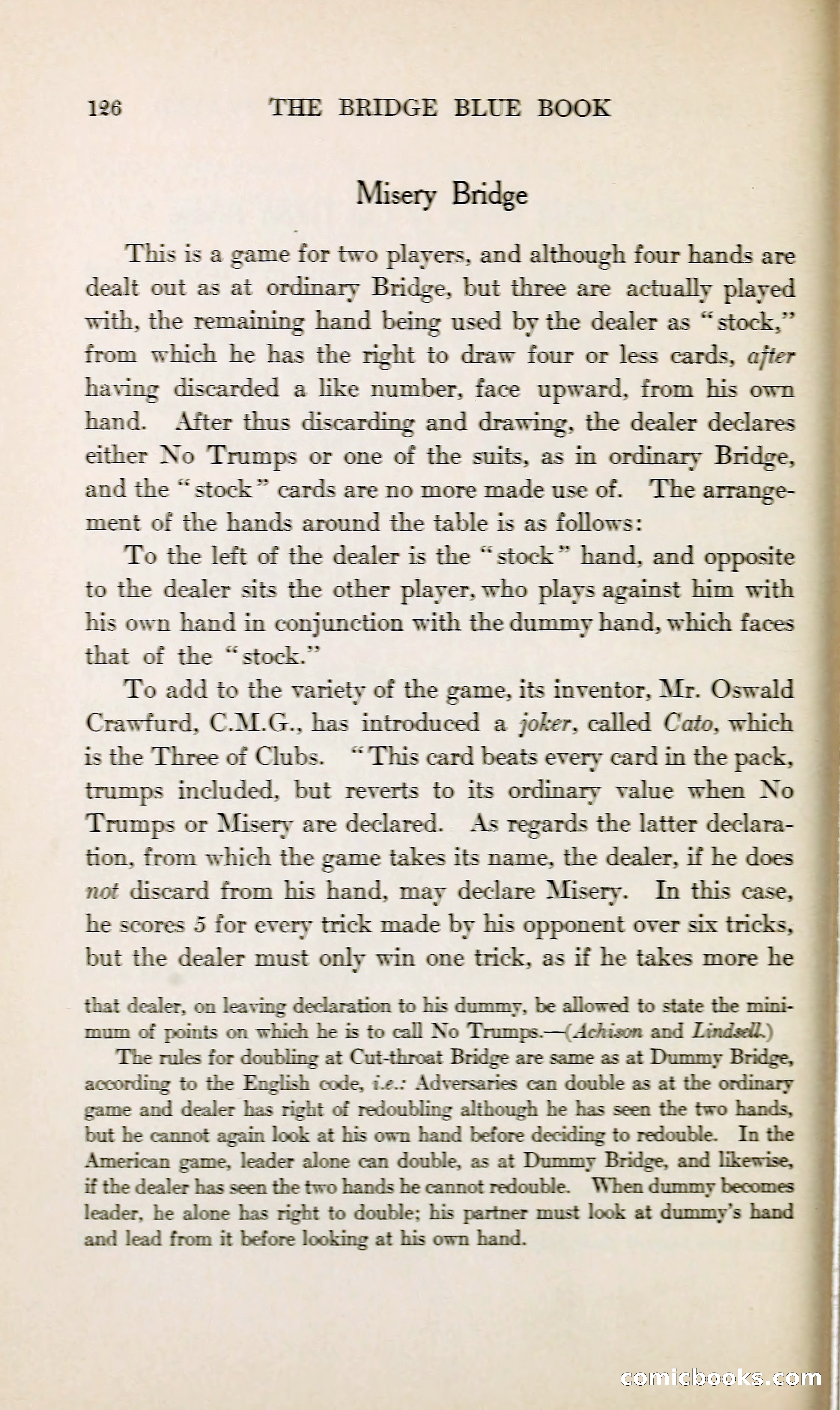 The Bridge Blue Book — page 141 of 166