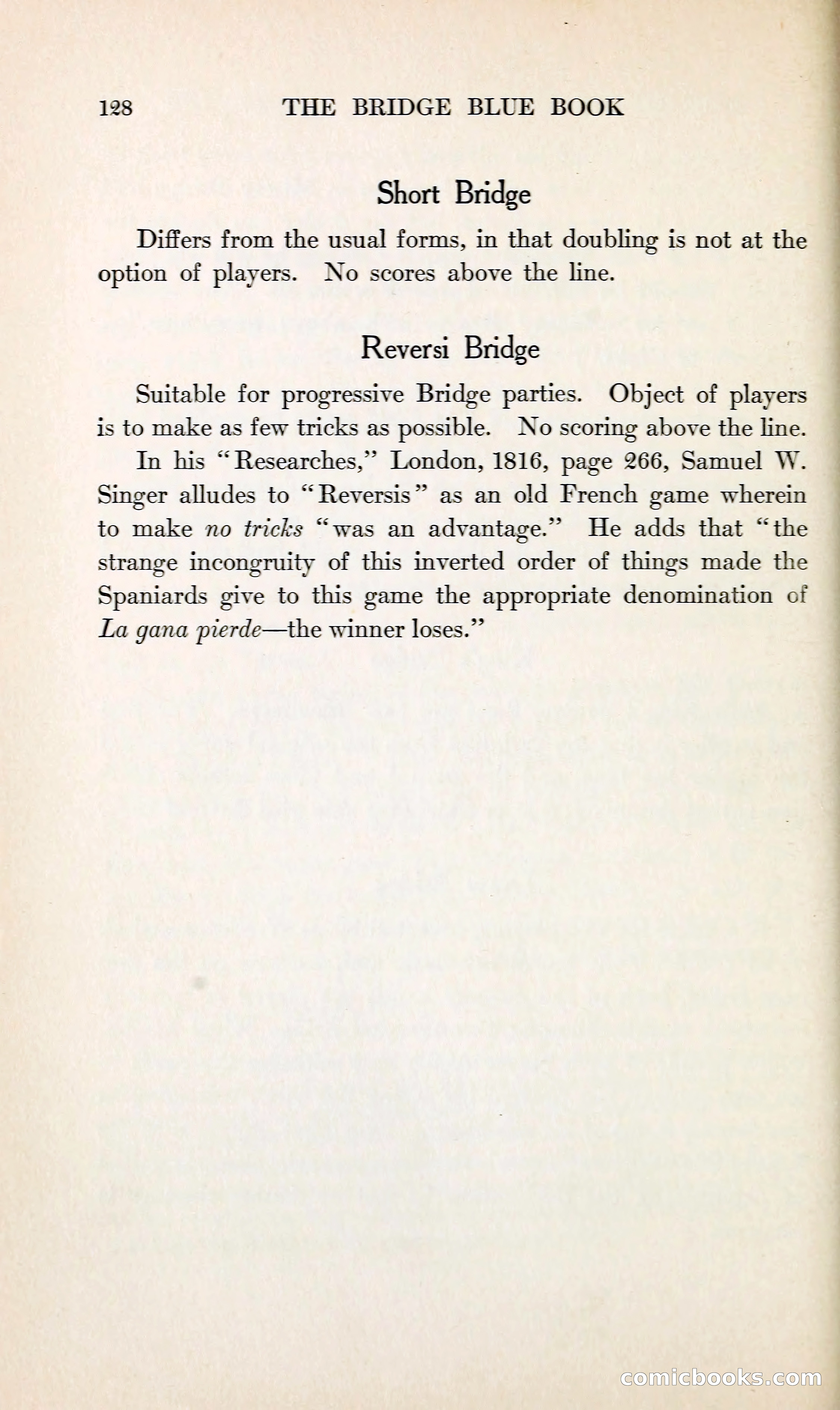 The Bridge Blue Book — page 143 of 166