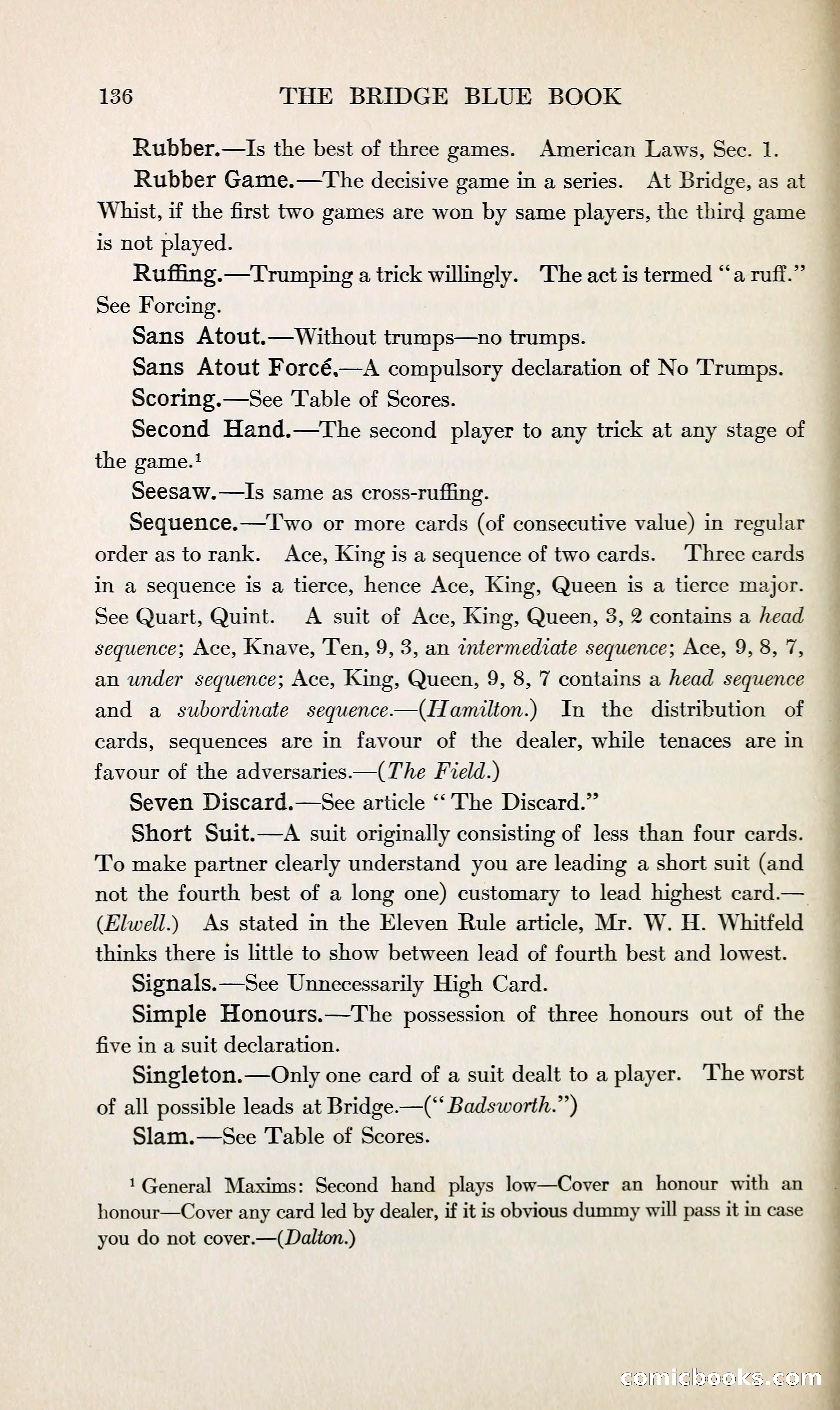 The Bridge Blue Book — page 151 of 166