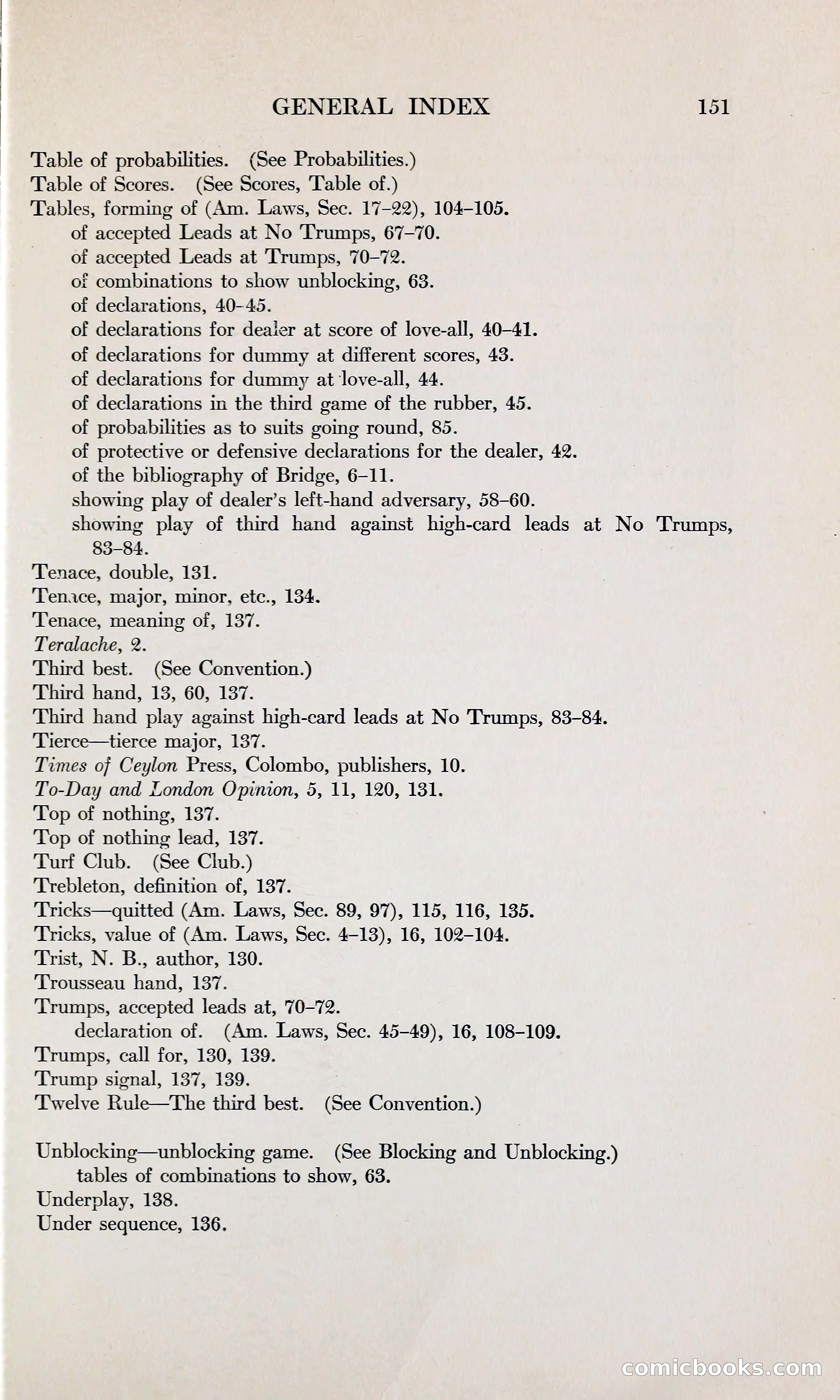 The Bridge Blue Book — page 166 of 166
