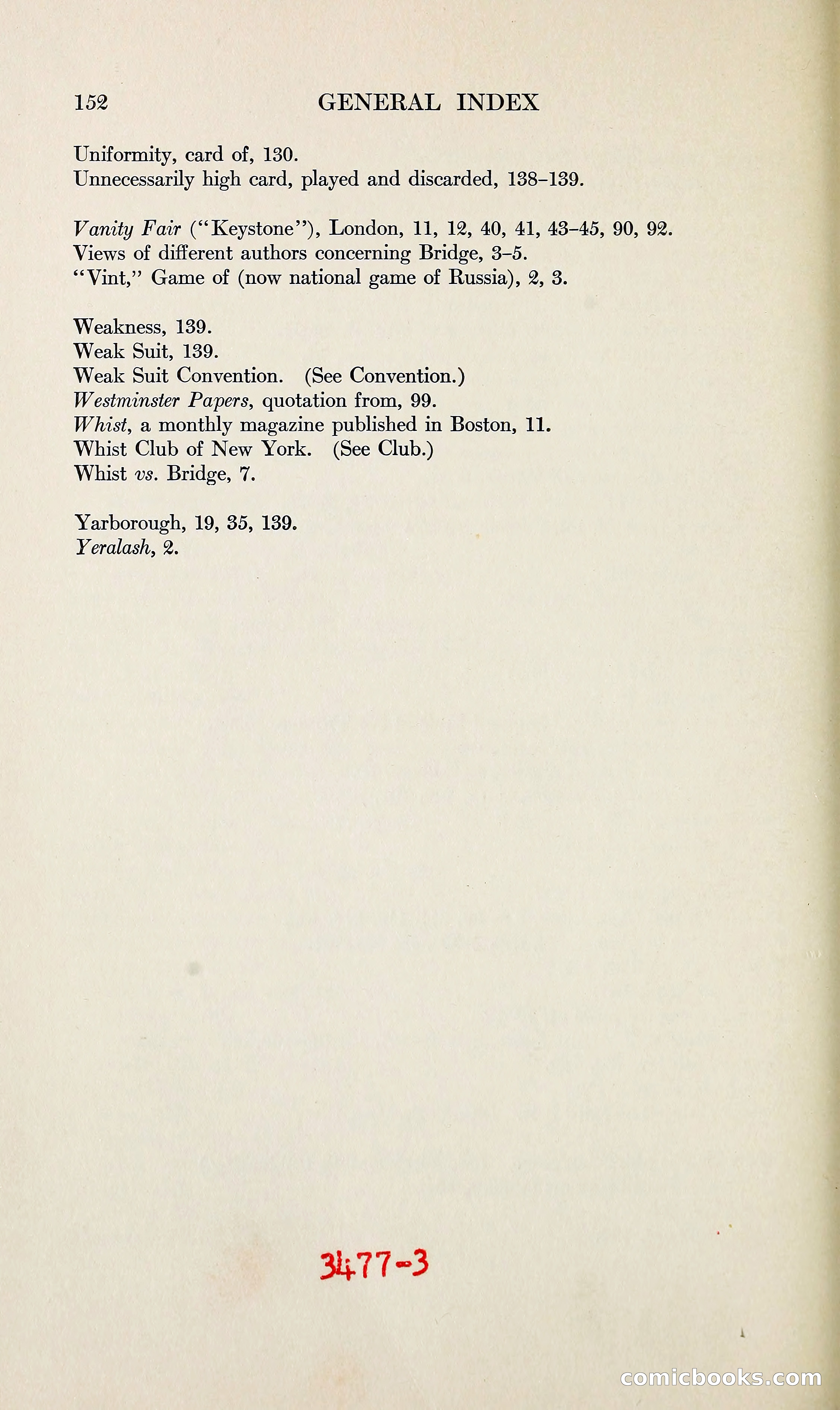 The Bridge Blue Book — page 167 of 166