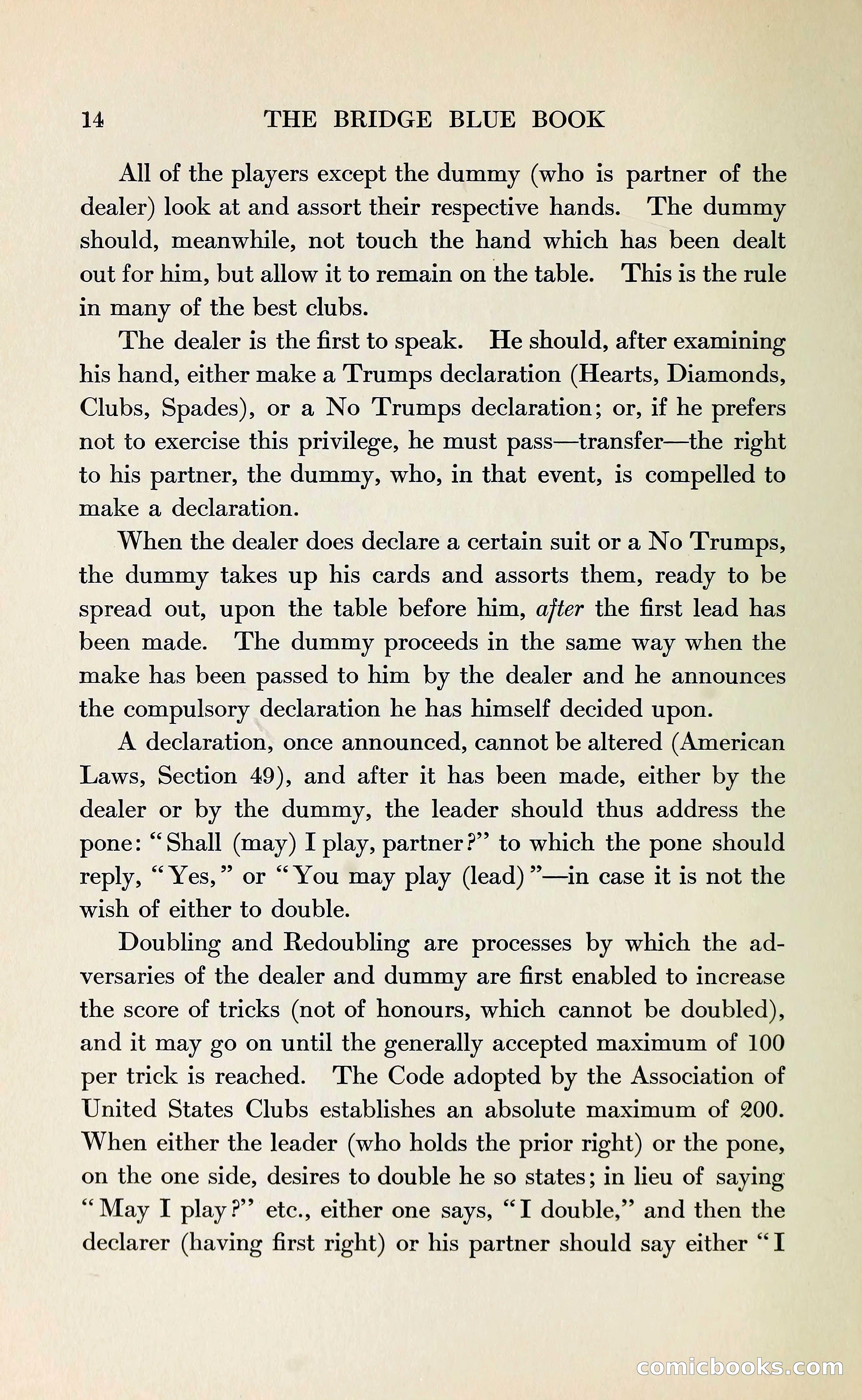 The Bridge Blue Book — page 26 of 172