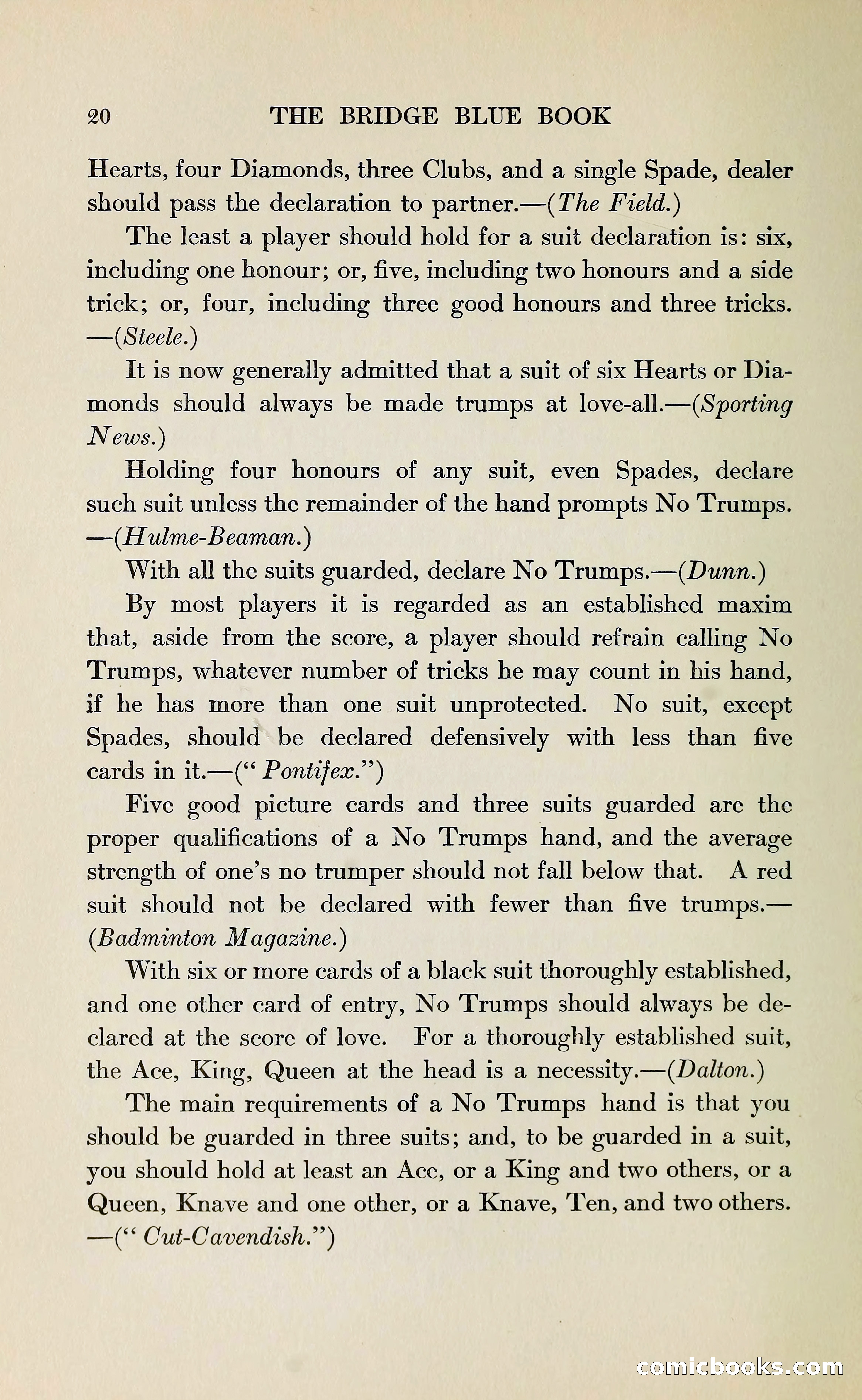The Bridge Blue Book — page 32 of 172