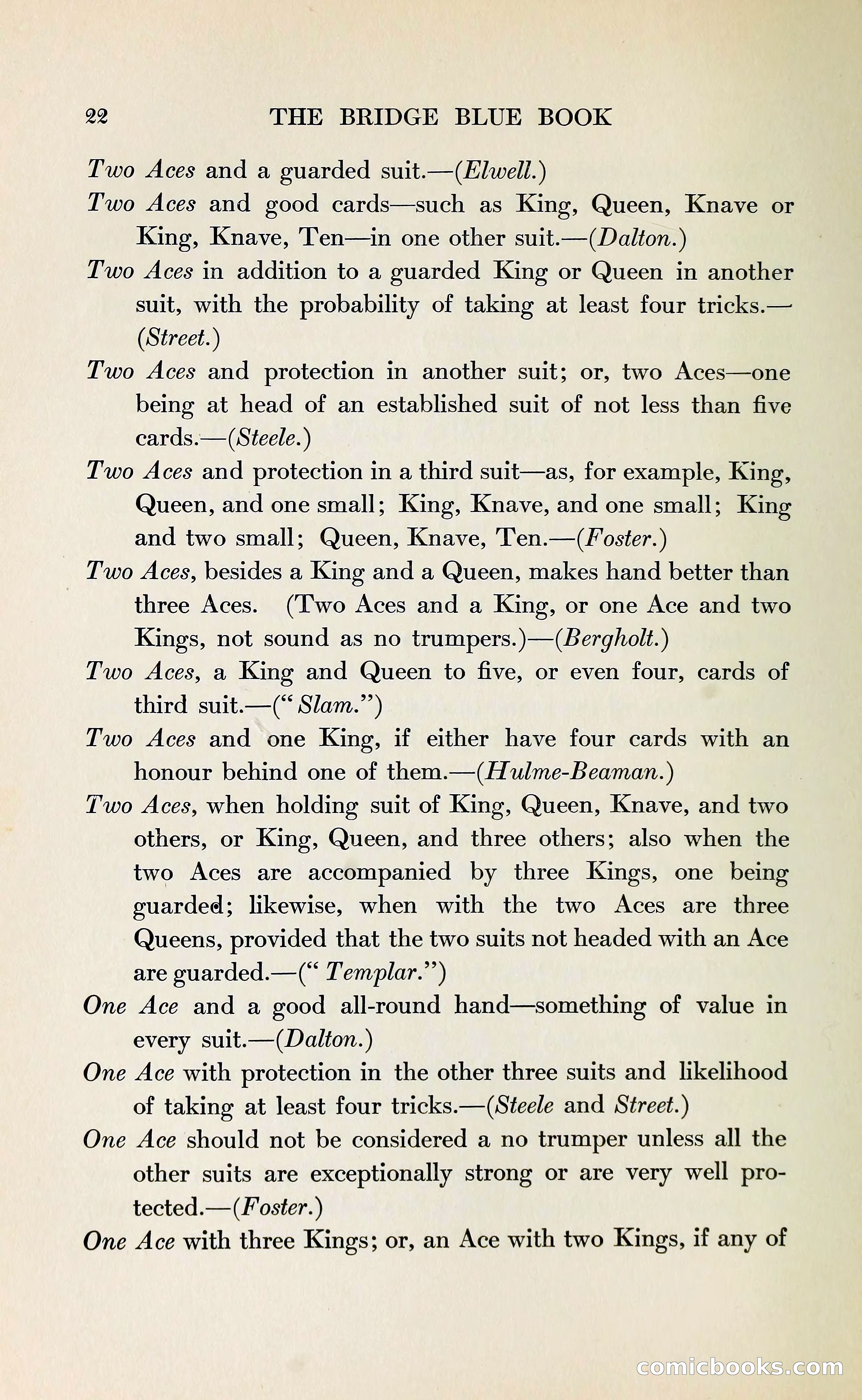 The Bridge Blue Book — page 34 of 172