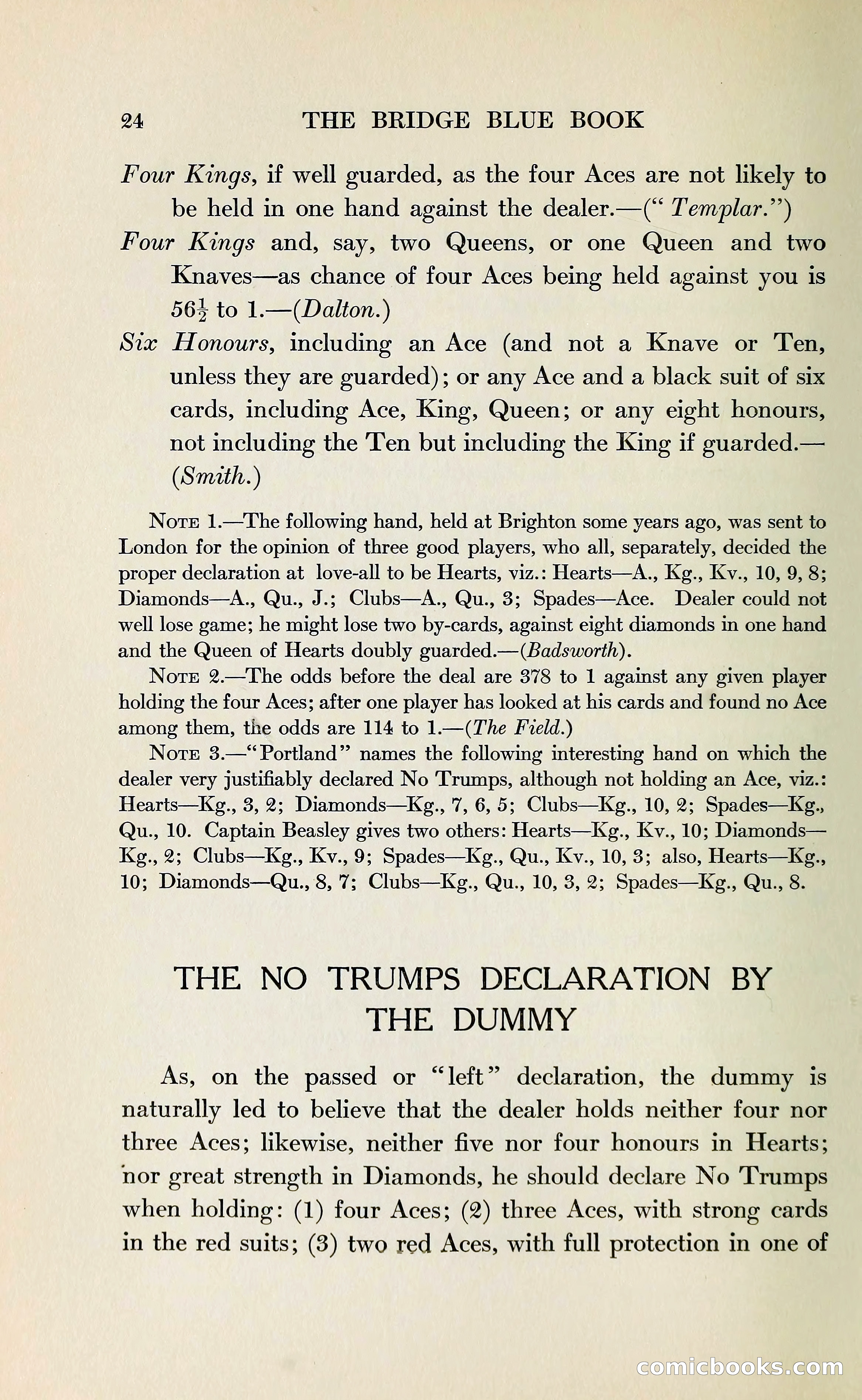 The Bridge Blue Book — page 36 of 172