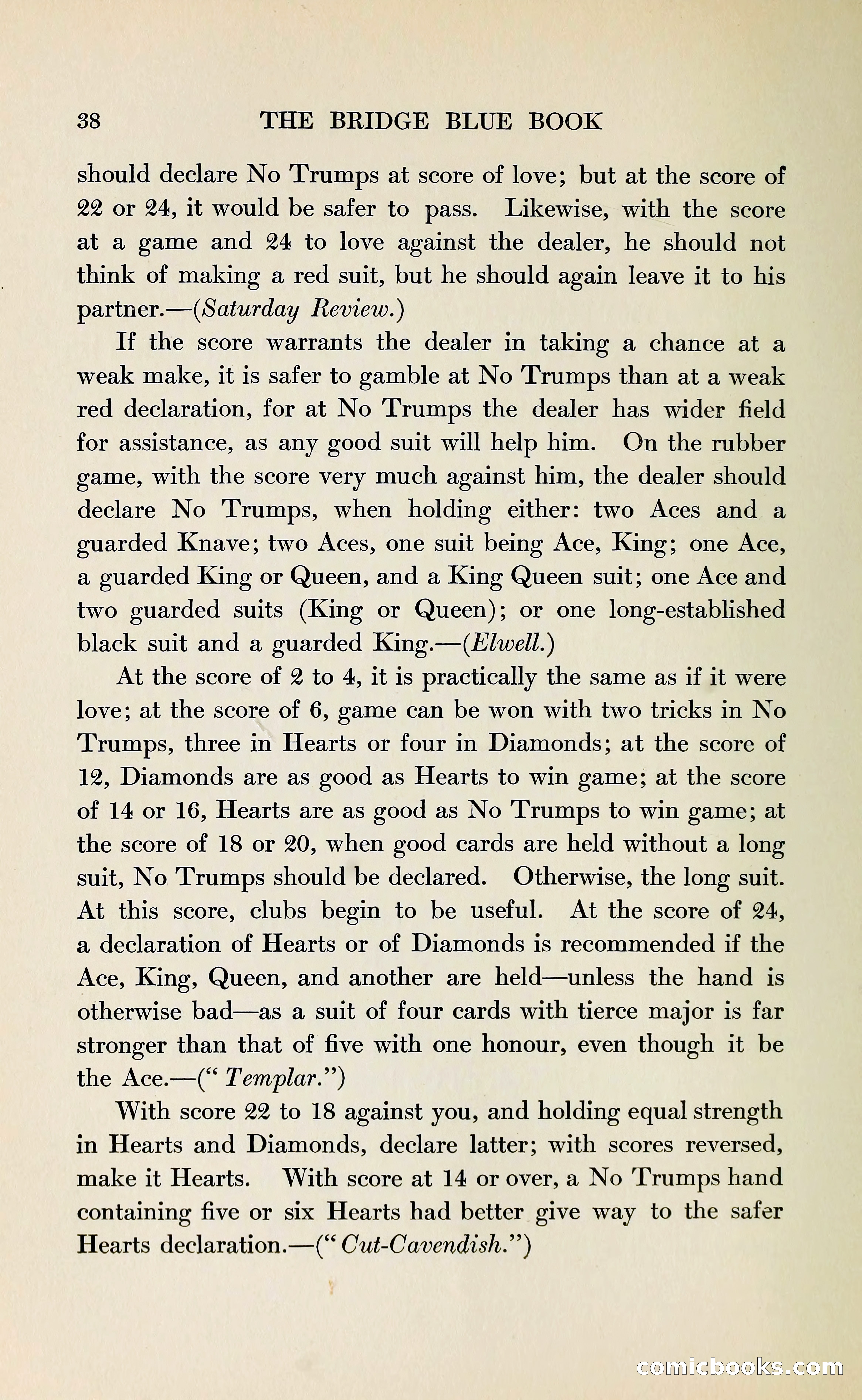 The Bridge Blue Book — page 50 of 172
