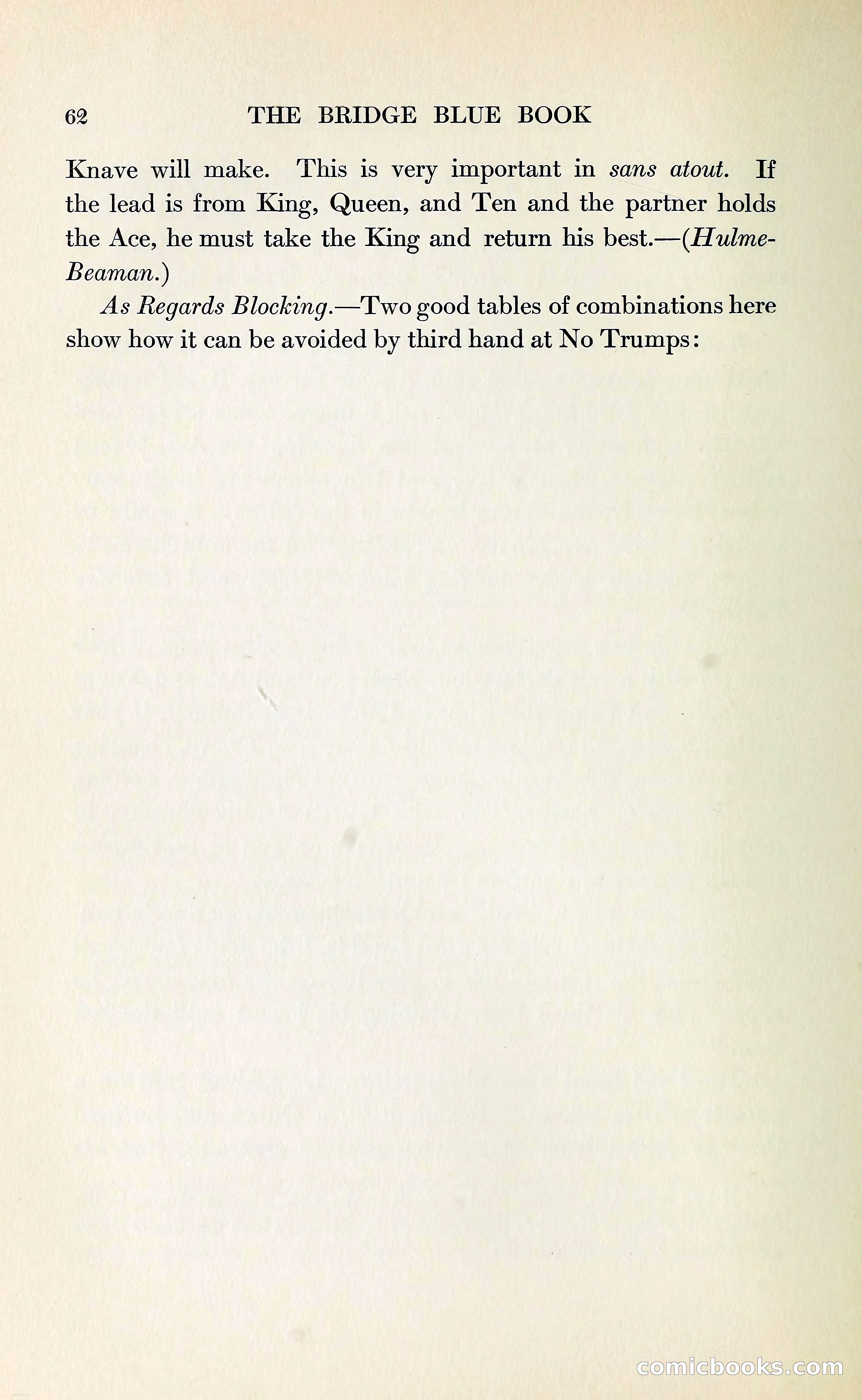 The Bridge Blue Book — page 74 of 172