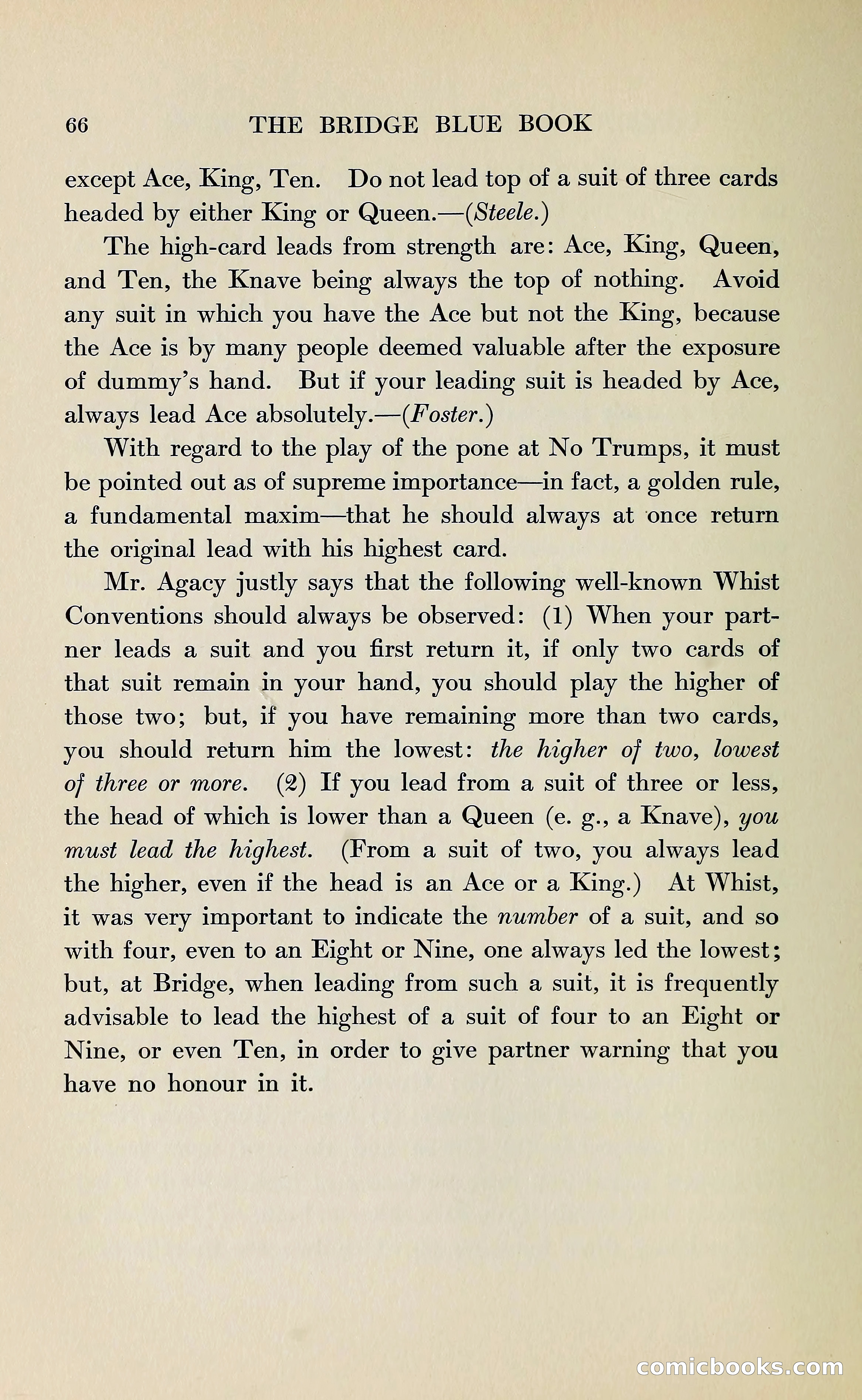 The Bridge Blue Book — page 78 of 172