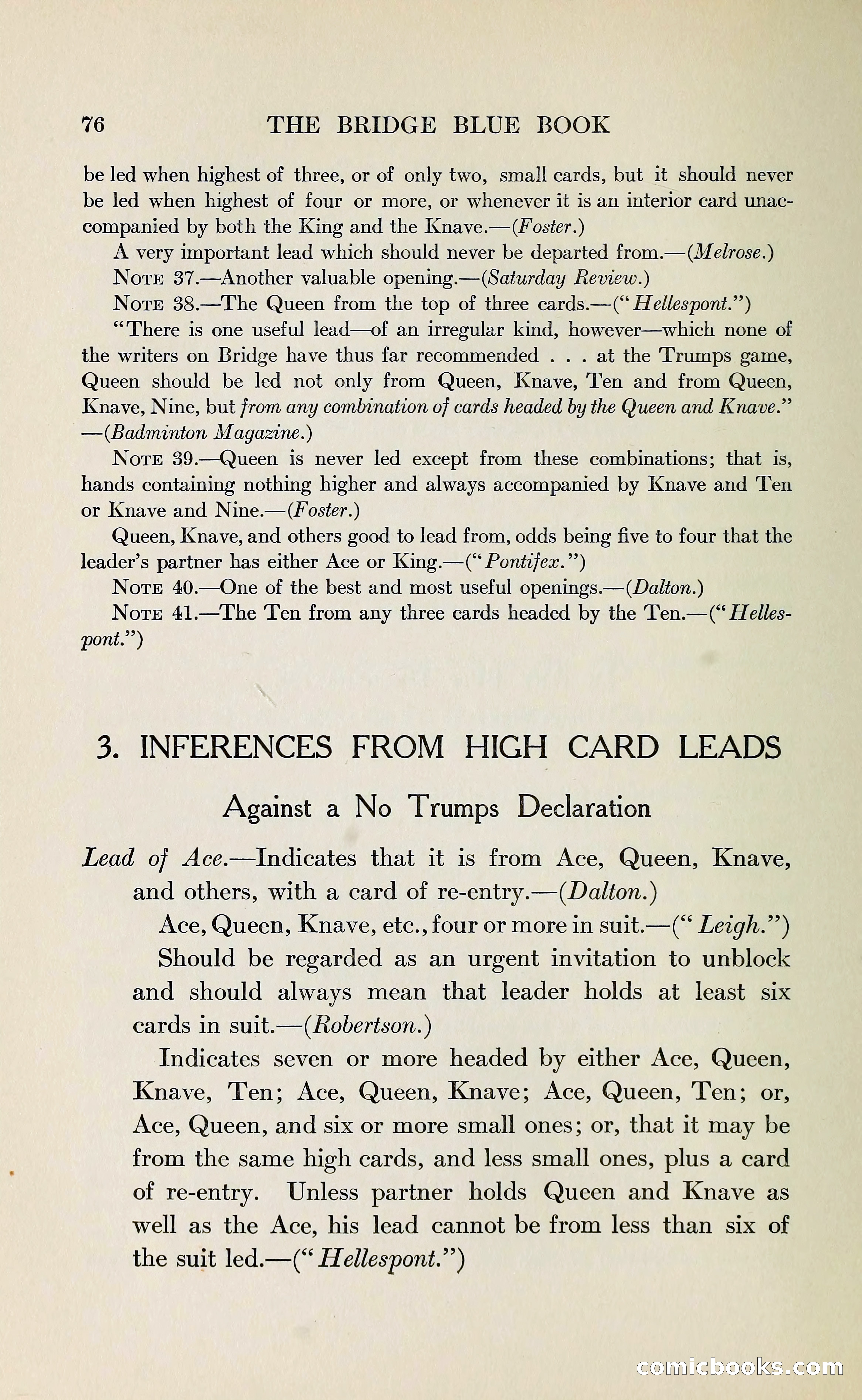 The Bridge Blue Book — page 88 of 172