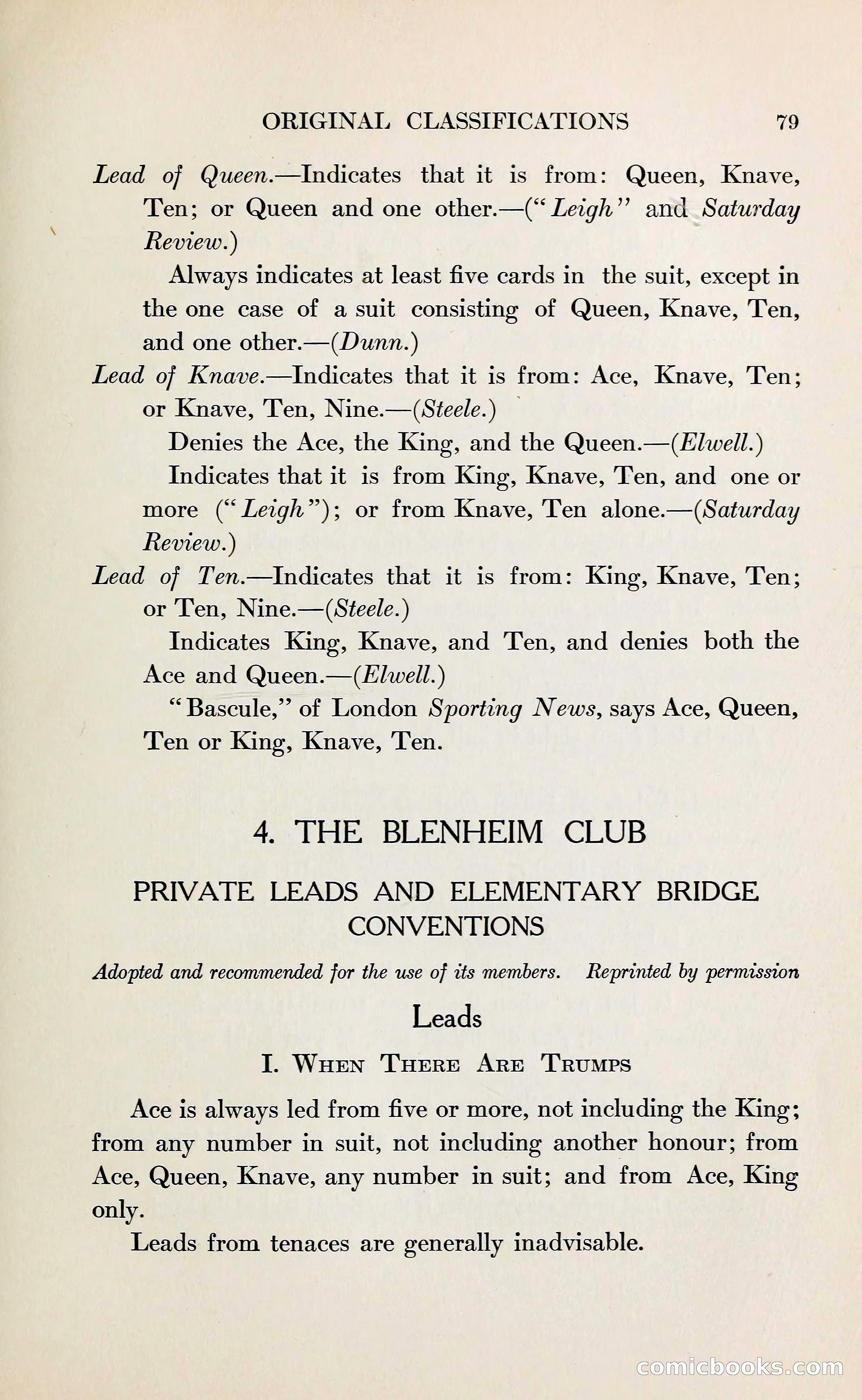 The Bridge Blue Book — page 91 of 172