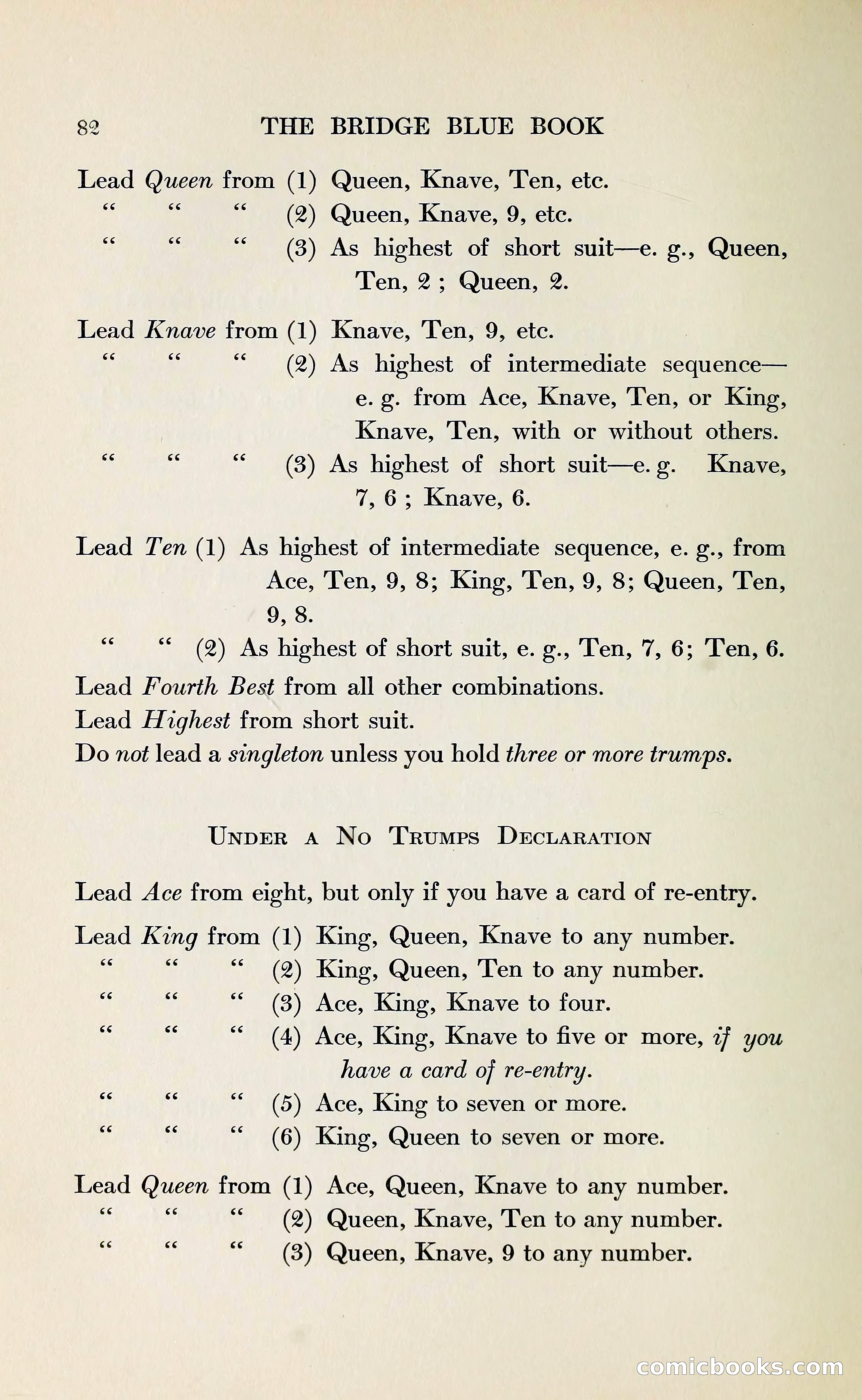 The Bridge Blue Book — page 94 of 172