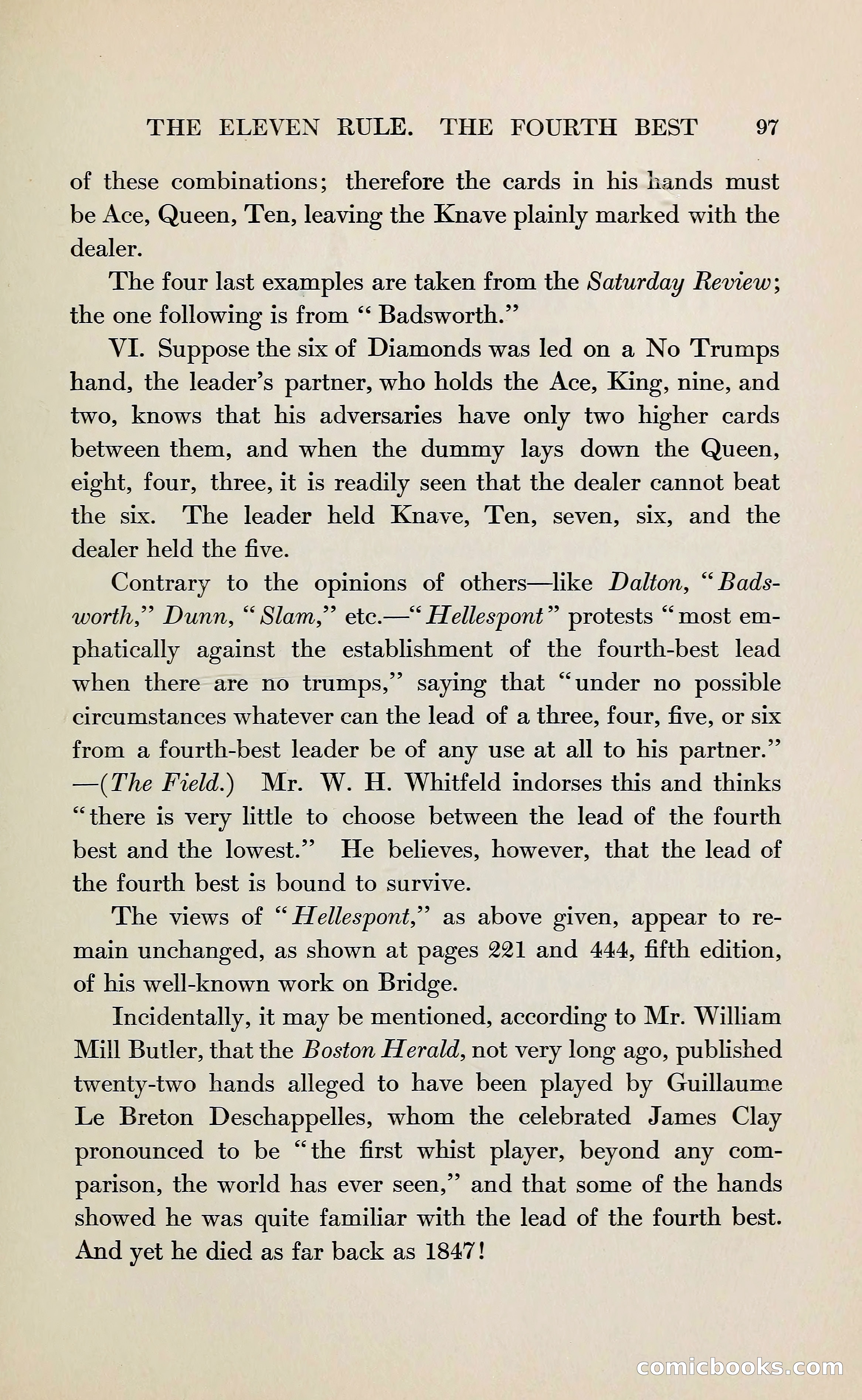 The Bridge Blue Book — page 109 of 172