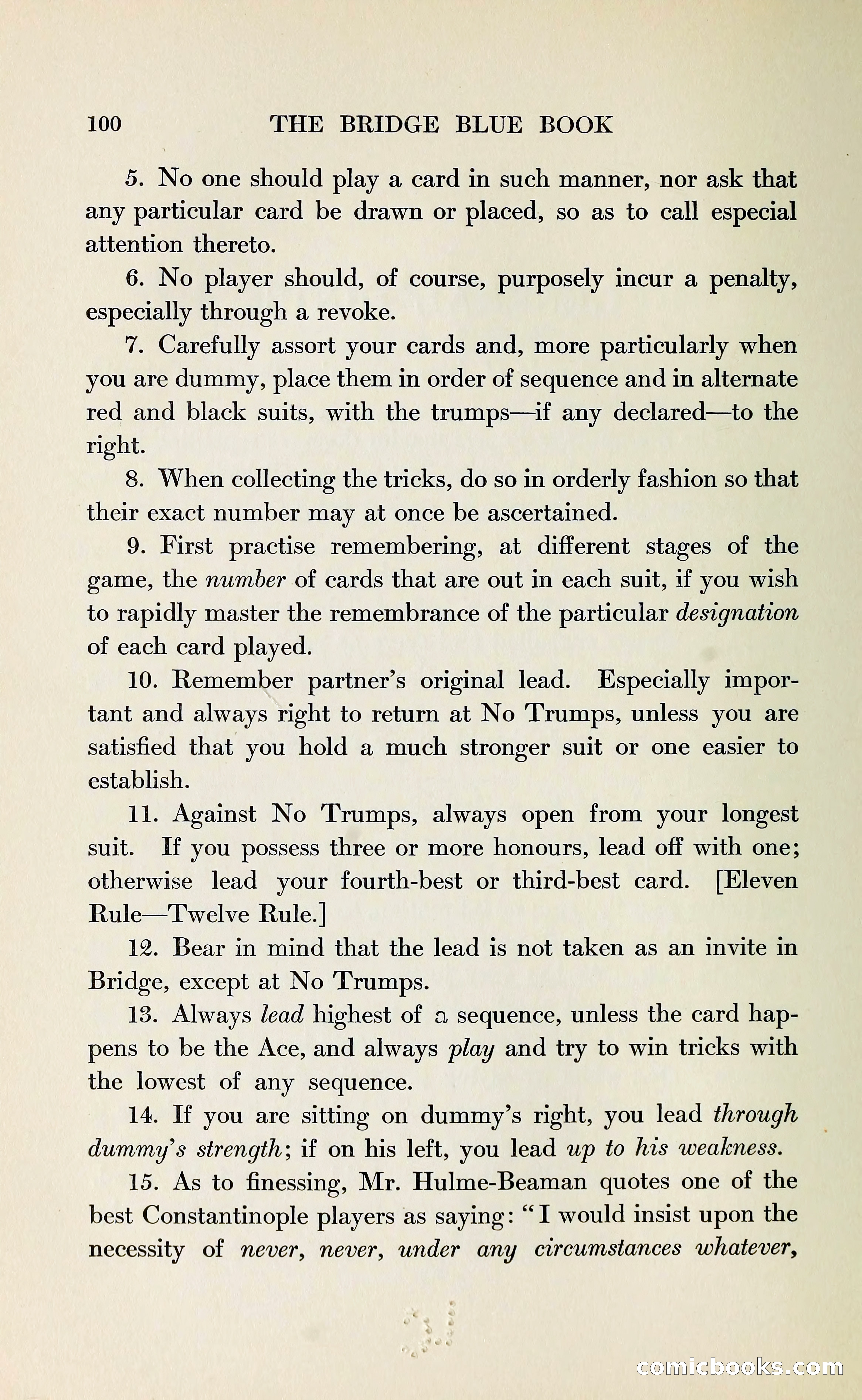 The Bridge Blue Book — page 112 of 172