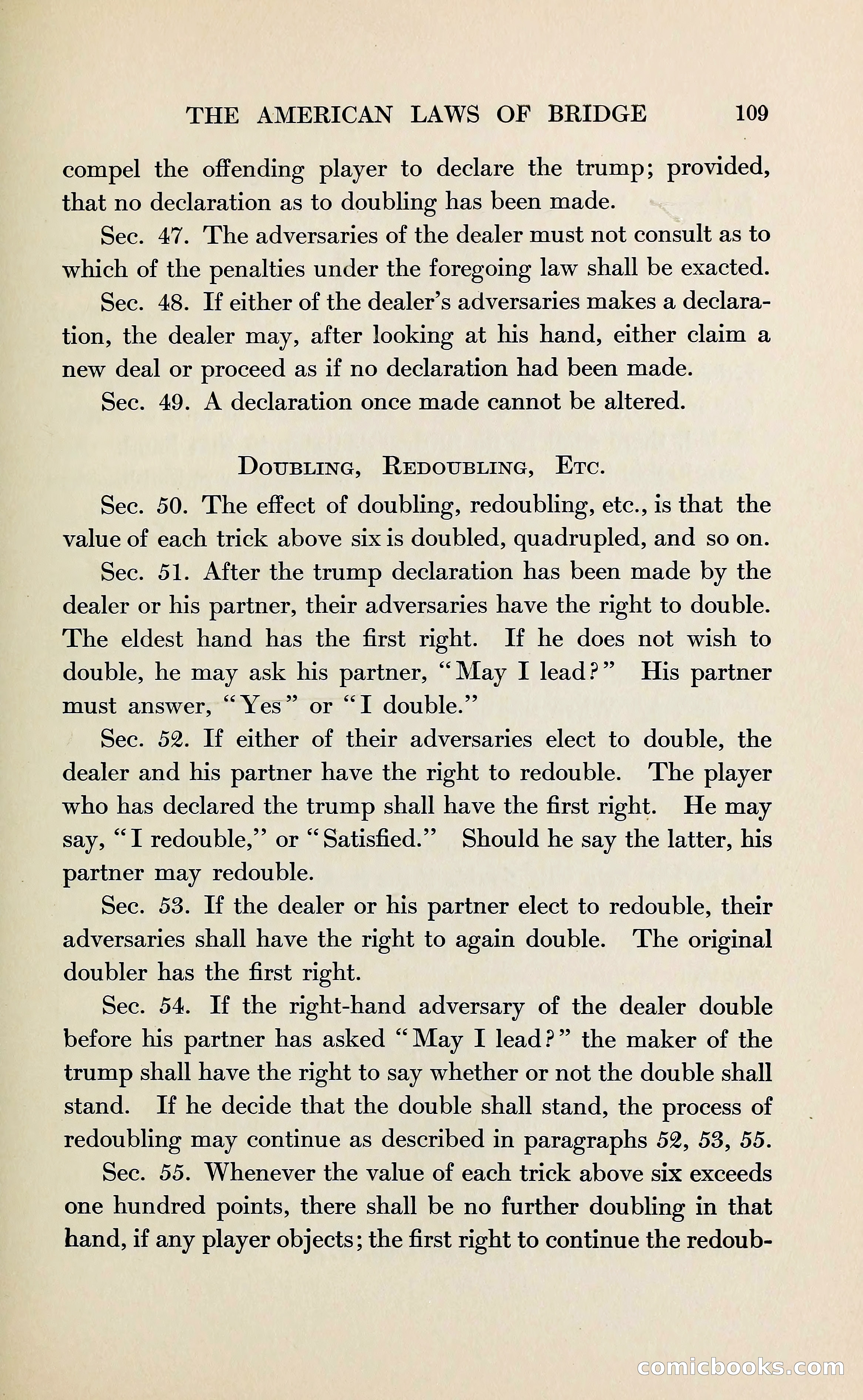 The Bridge Blue Book — page 121 of 172
