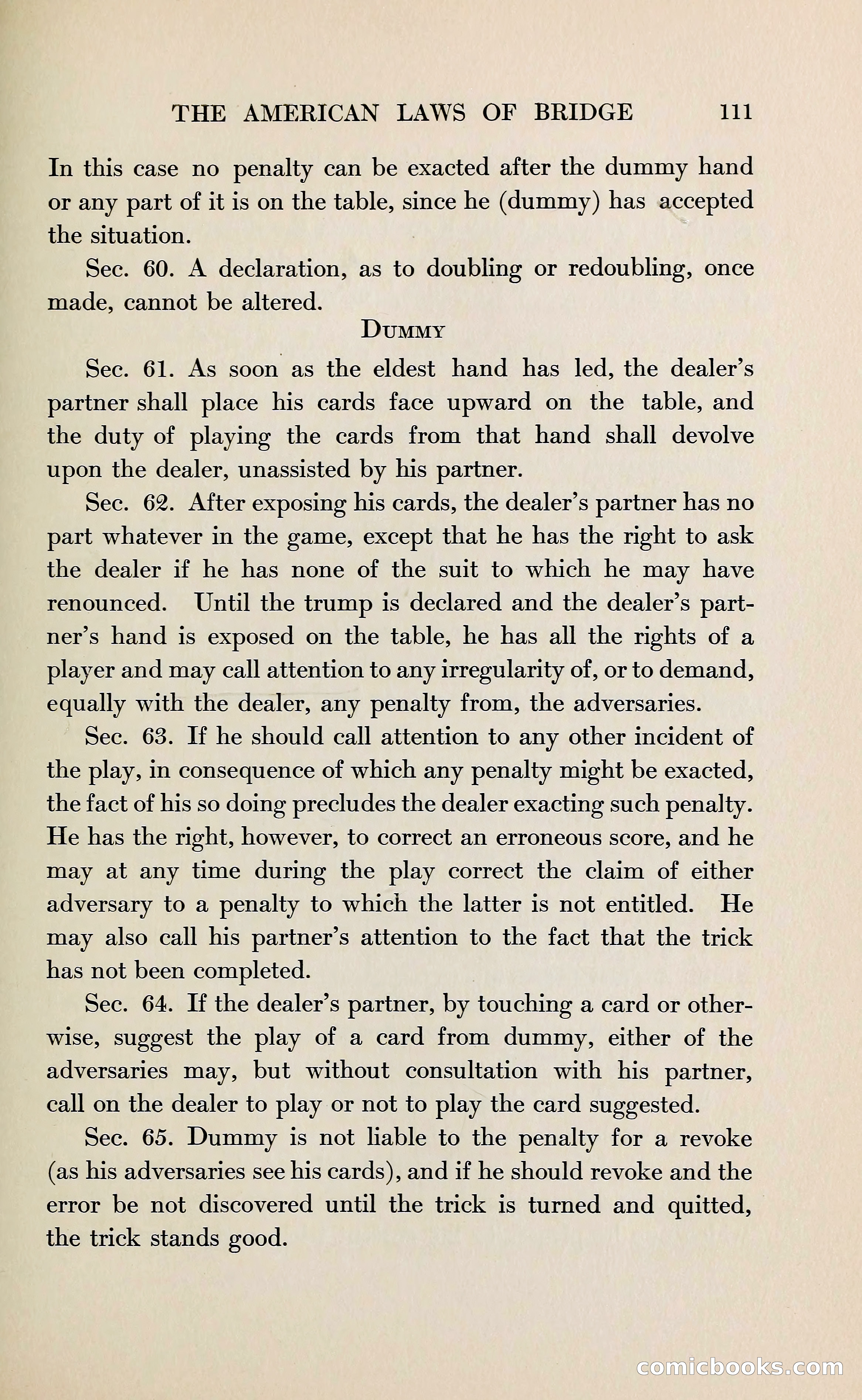The Bridge Blue Book — page 123 of 172