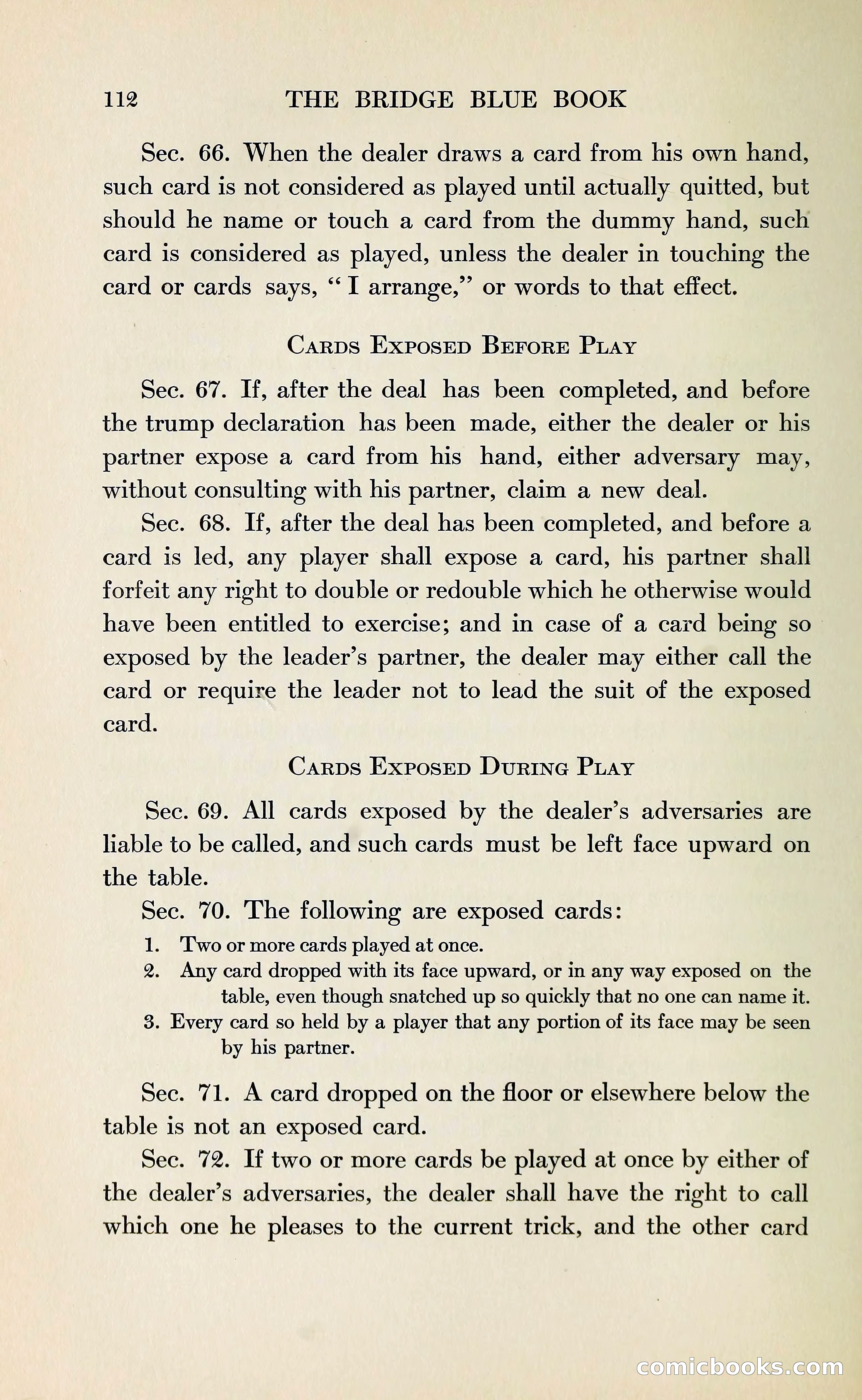 The Bridge Blue Book — page 124 of 172