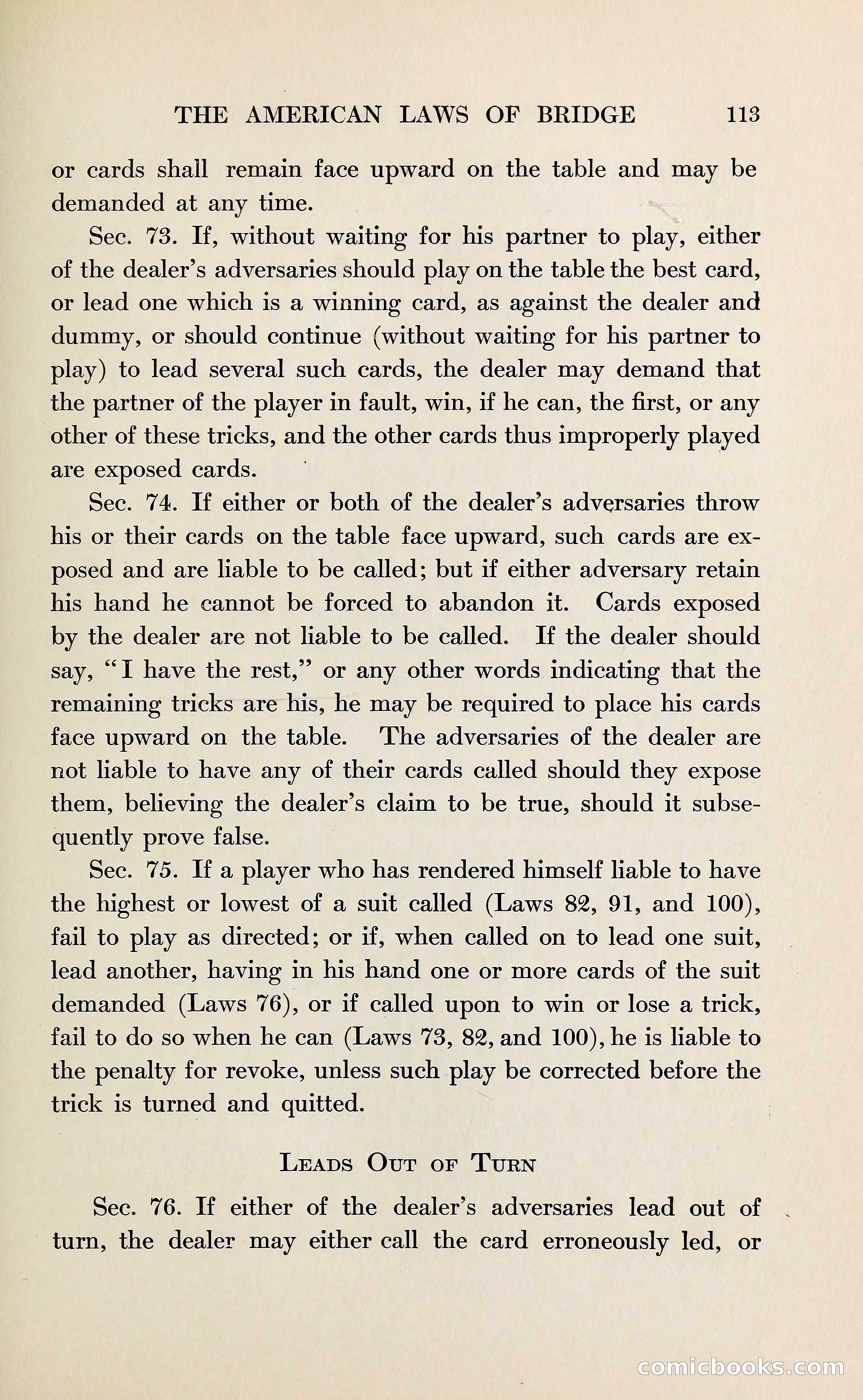 The Bridge Blue Book — page 125 of 172