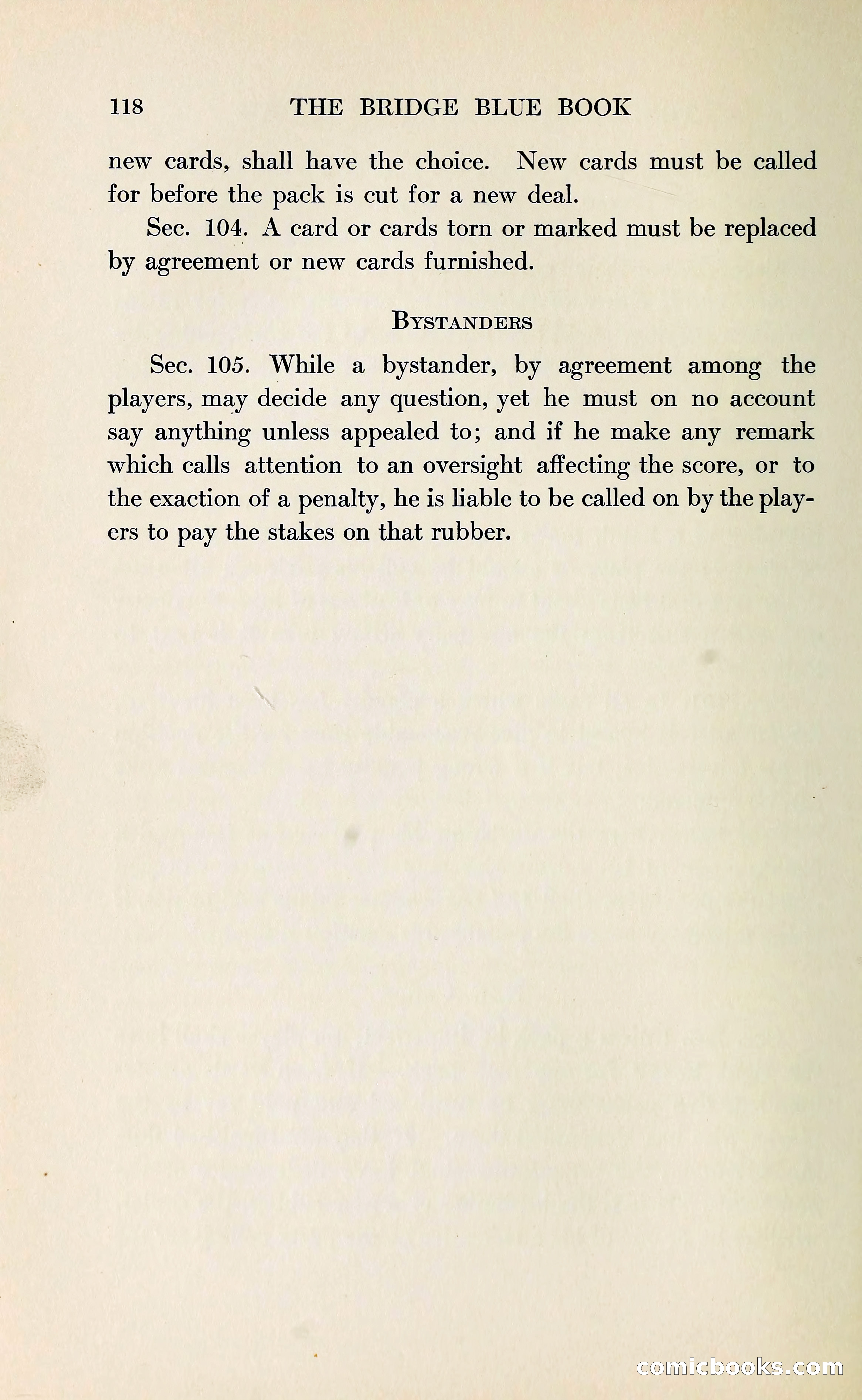 The Bridge Blue Book — page 130 of 172