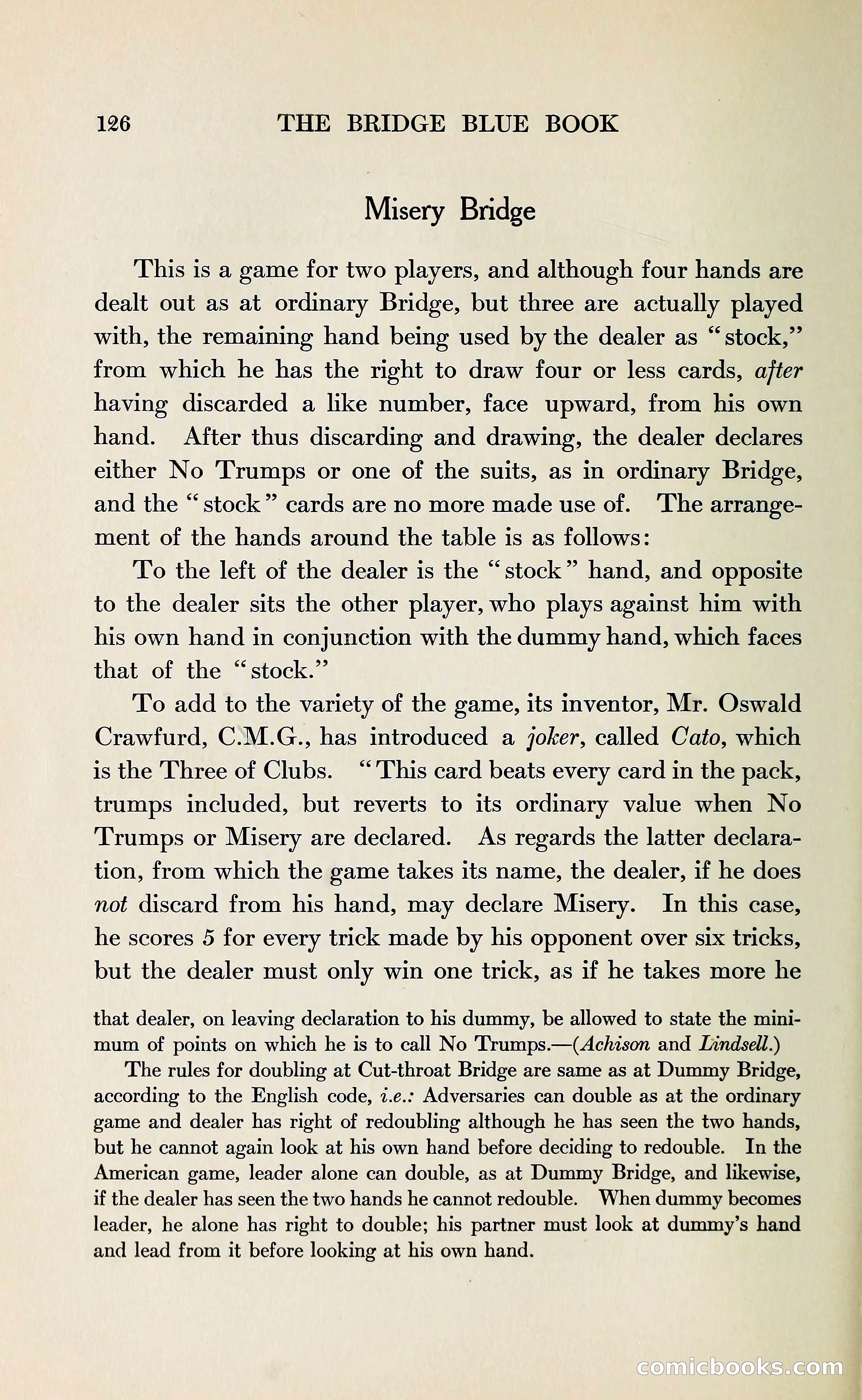 The Bridge Blue Book — page 138 of 172