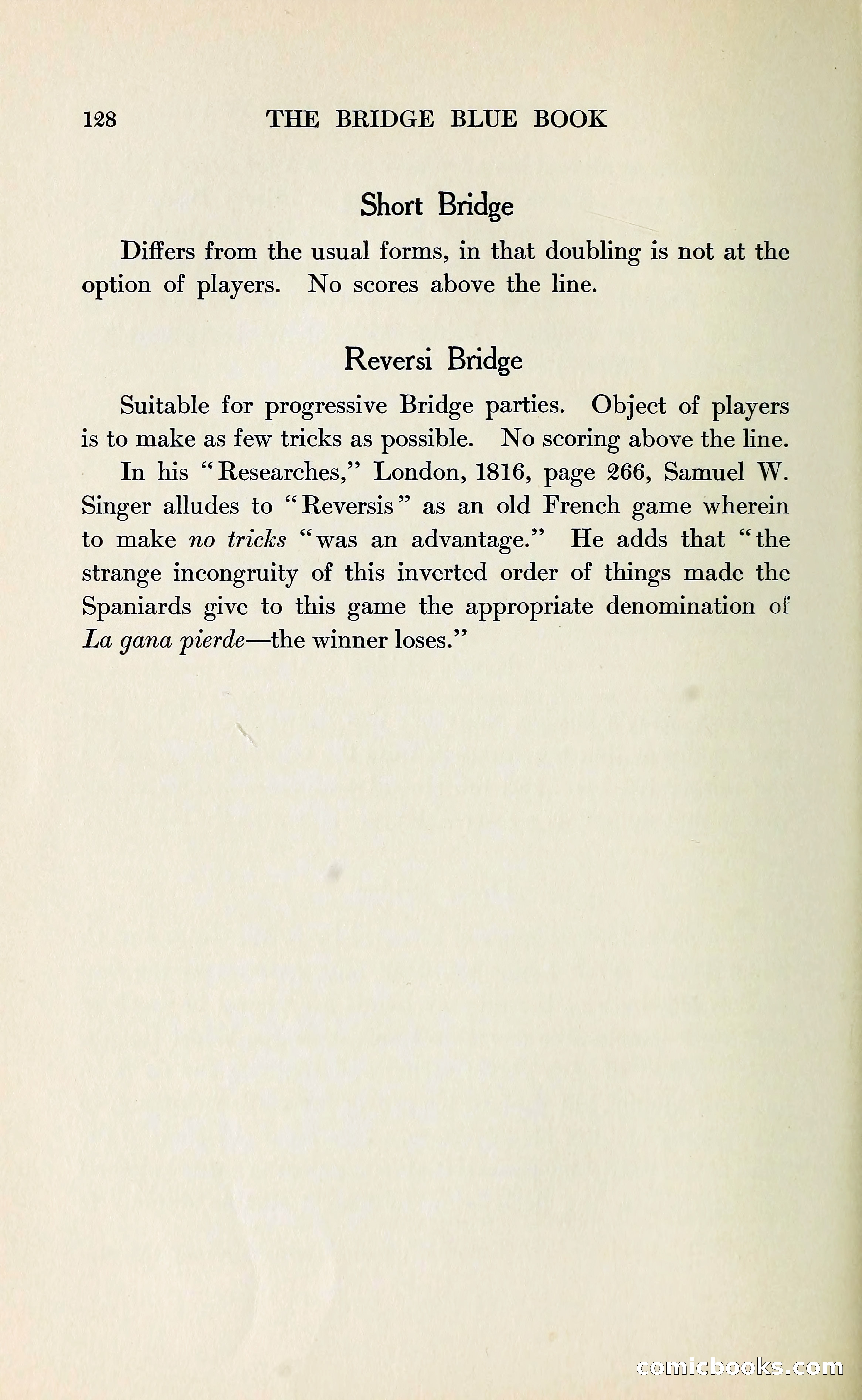 The Bridge Blue Book — page 140 of 172
