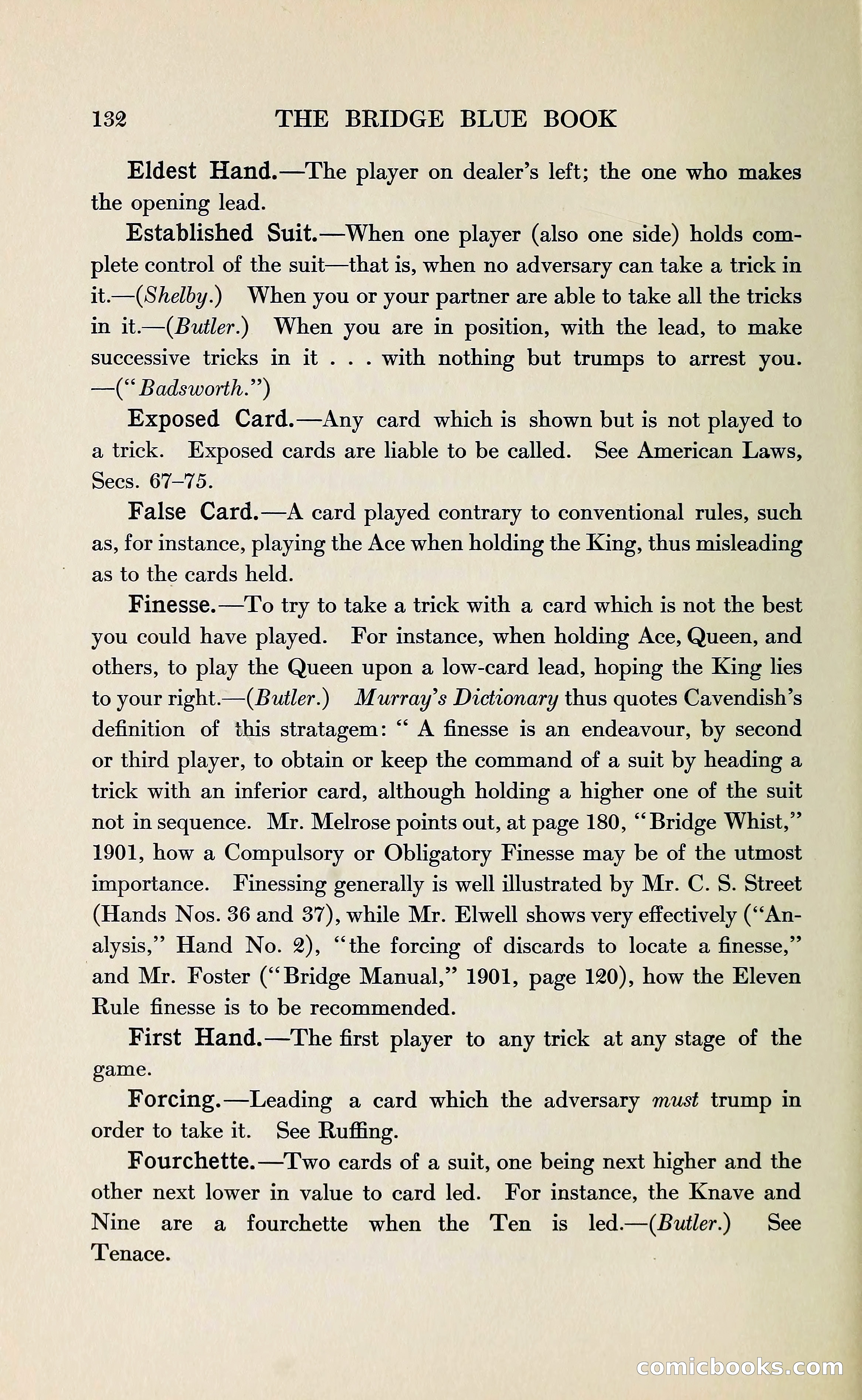 The Bridge Blue Book — page 144 of 172