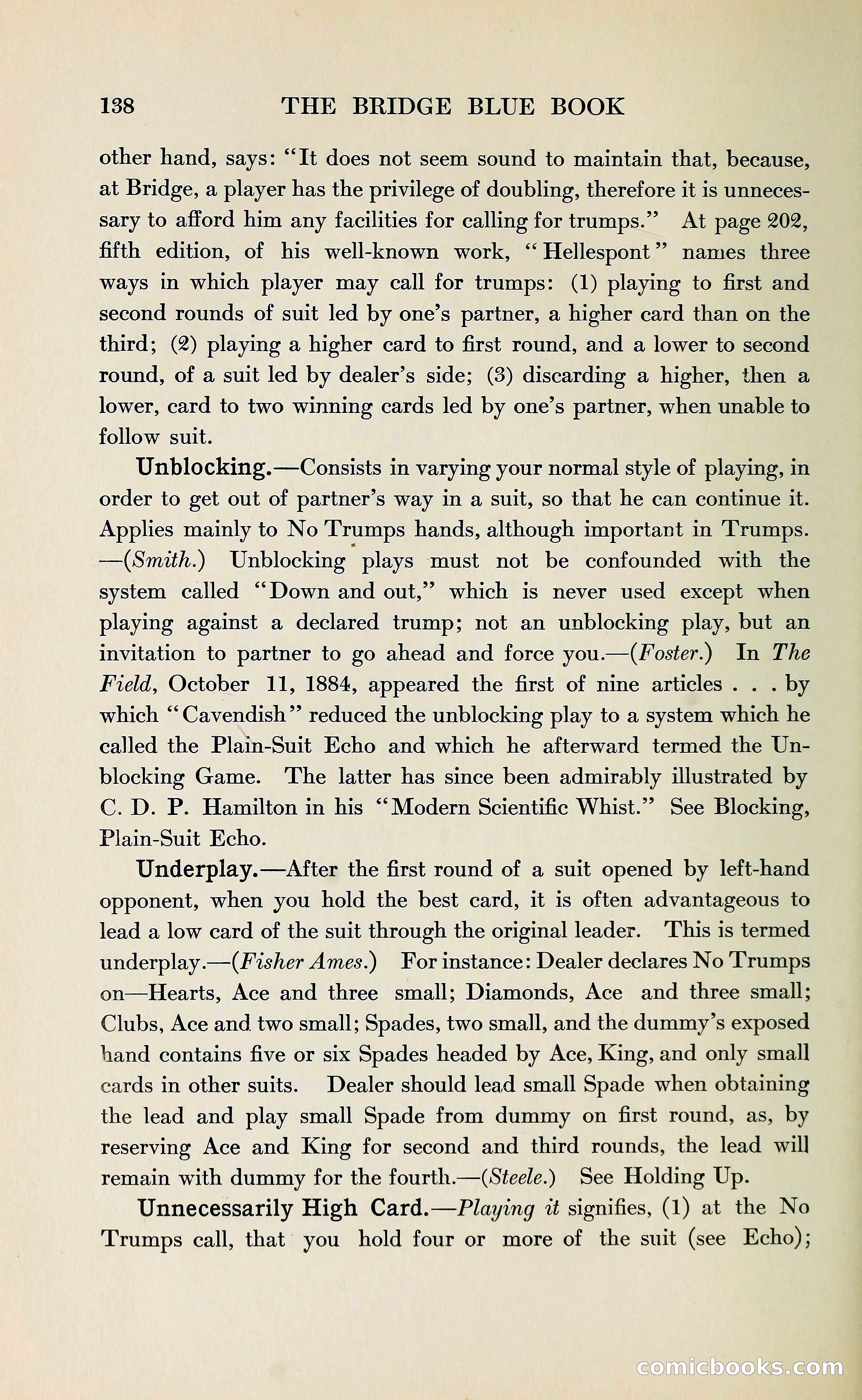 The Bridge Blue Book — page 150 of 172