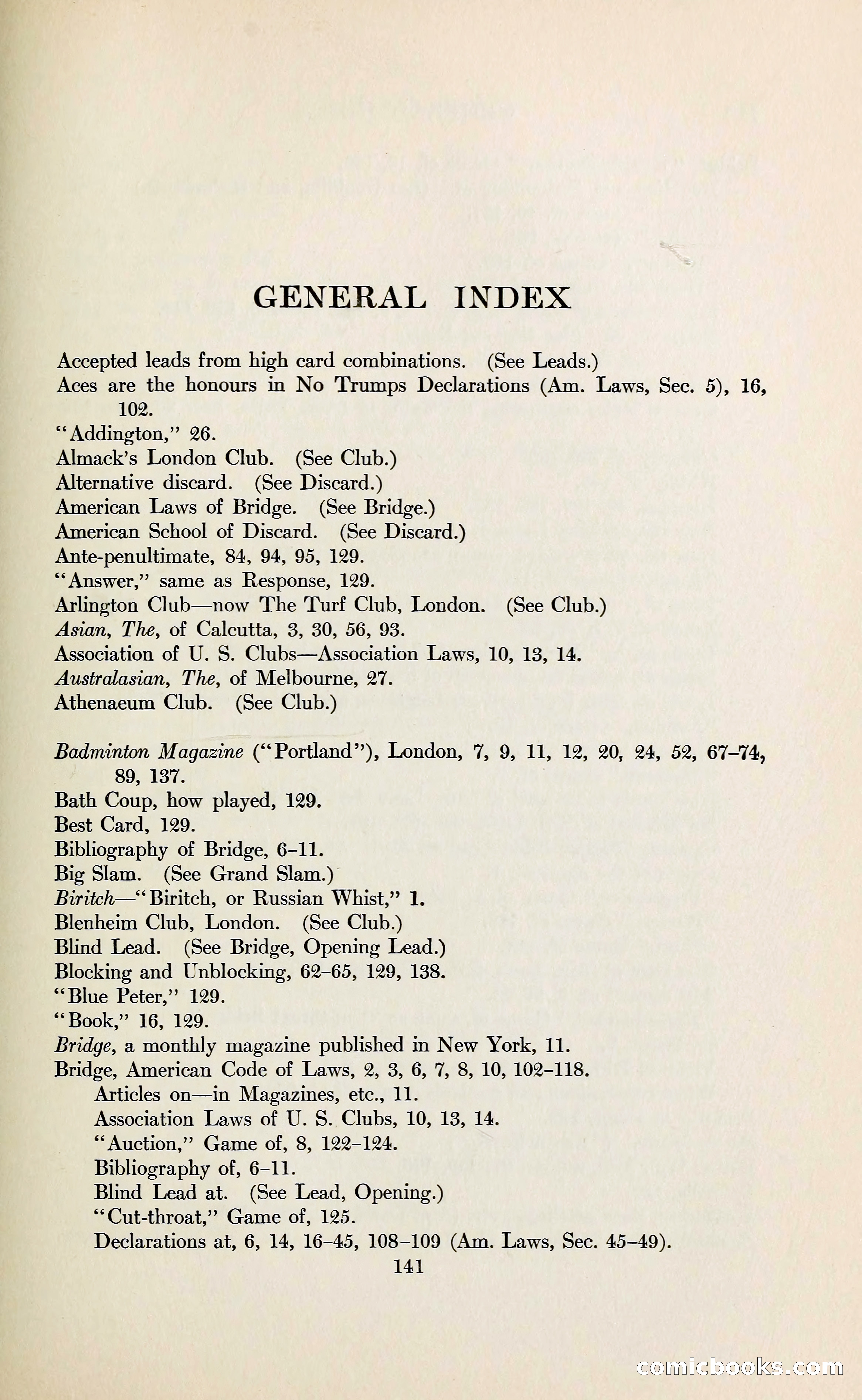 The Bridge Blue Book — page 153 of 172