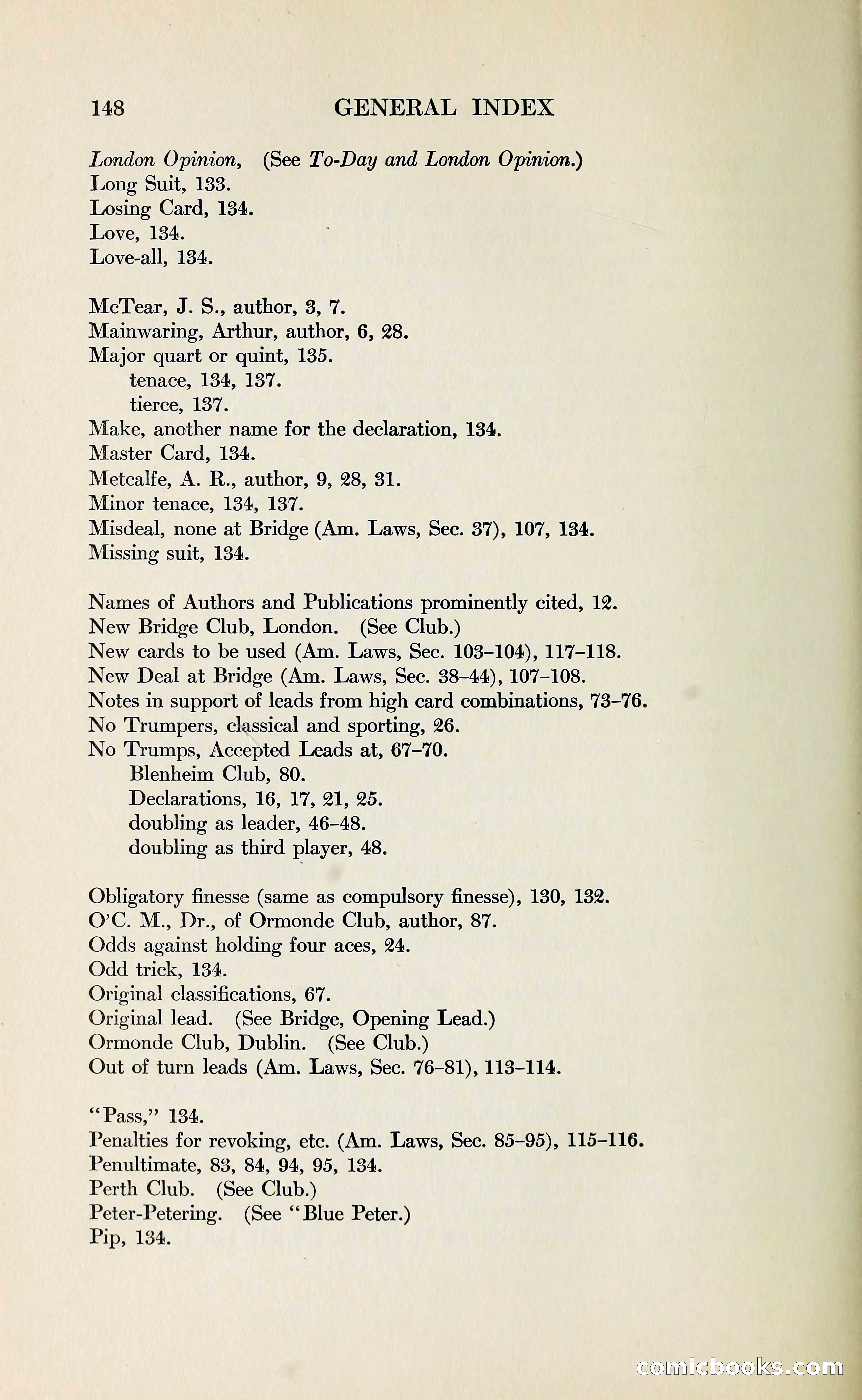 The Bridge Blue Book — page 160 of 172