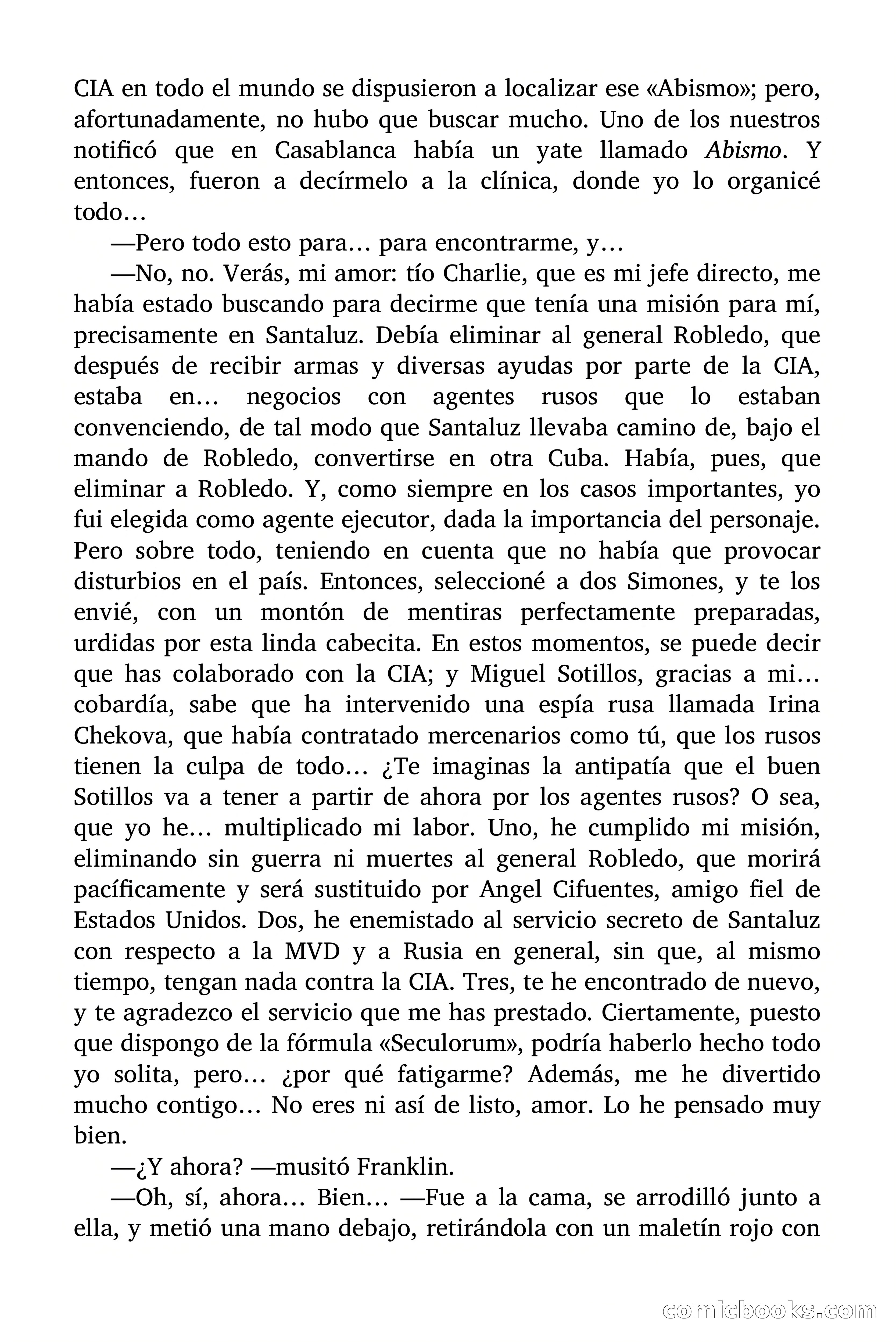 La espía más vieja del mundo — page 88 of 92